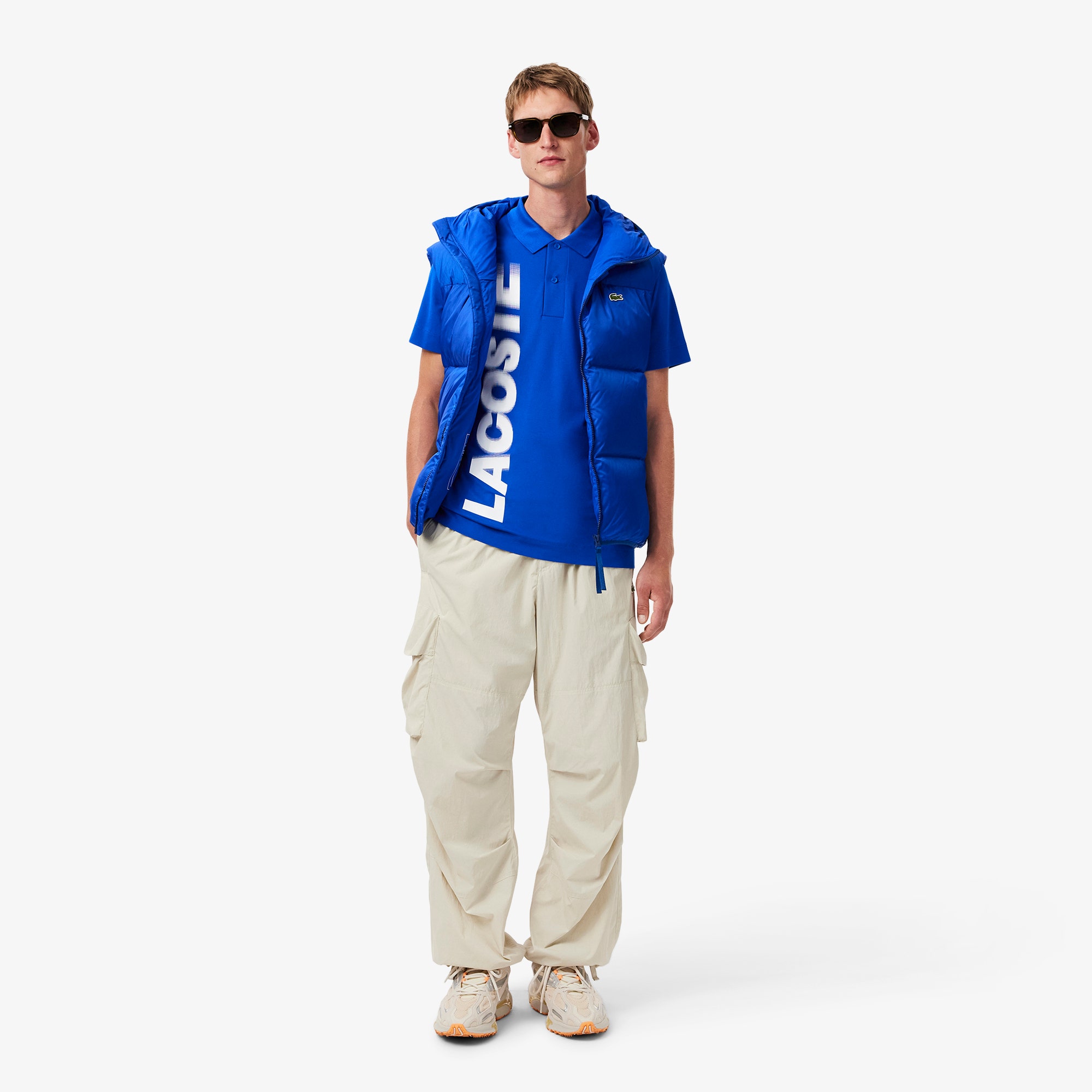 Regular Fit Lacoste Movement Printed Polo Shirt