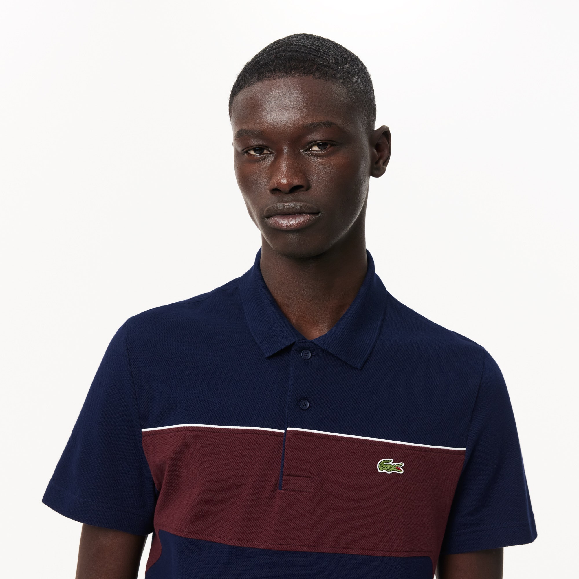 Regular Fit L.12.12 Colour-Block Polo Shirt