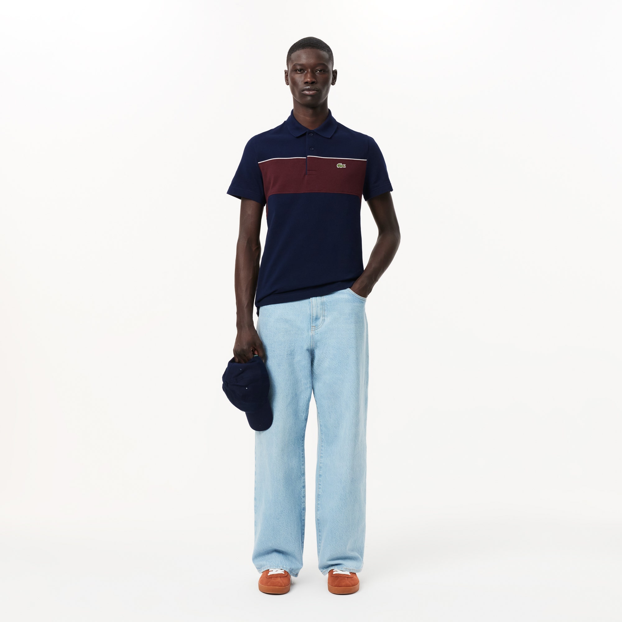 Regular Fit L.12.12 Colour-Block Polo Shirt