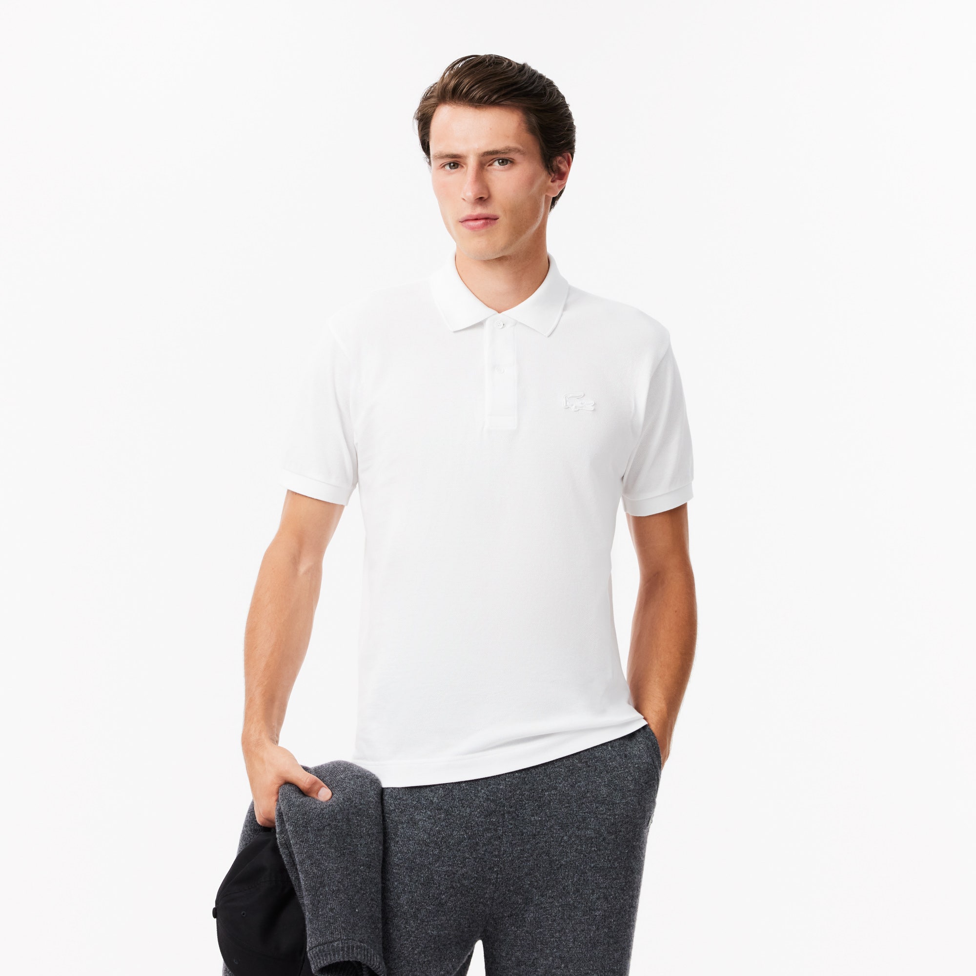 Classic Fit L.12.12 Badge Polo Shirt