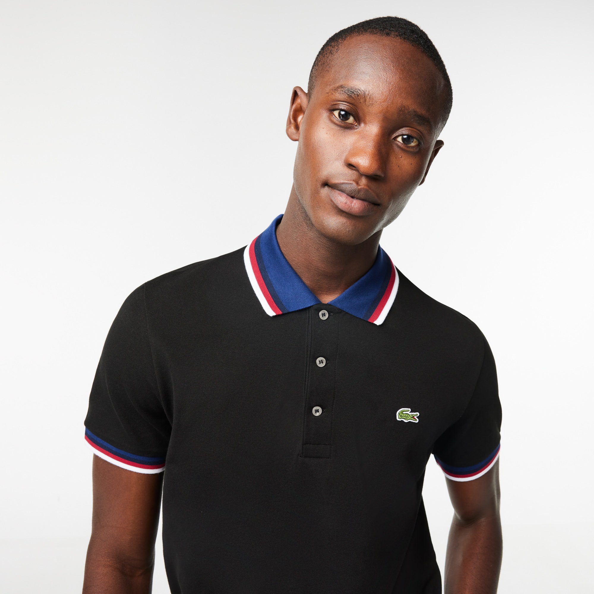 Regular Fit Stretch Mini Pique Polo Shirt