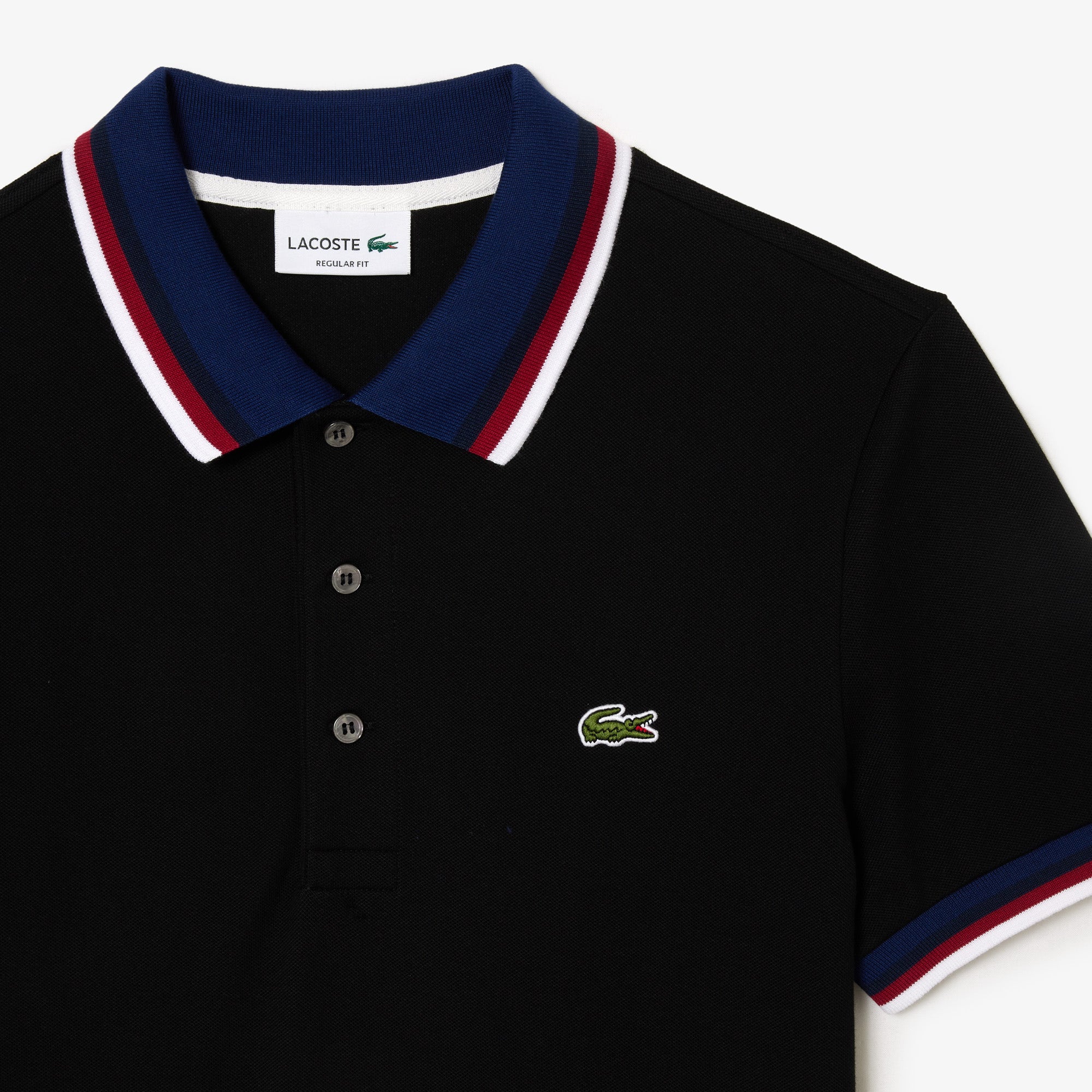 Regular Fit Stretch Mini Pique Polo Shirt