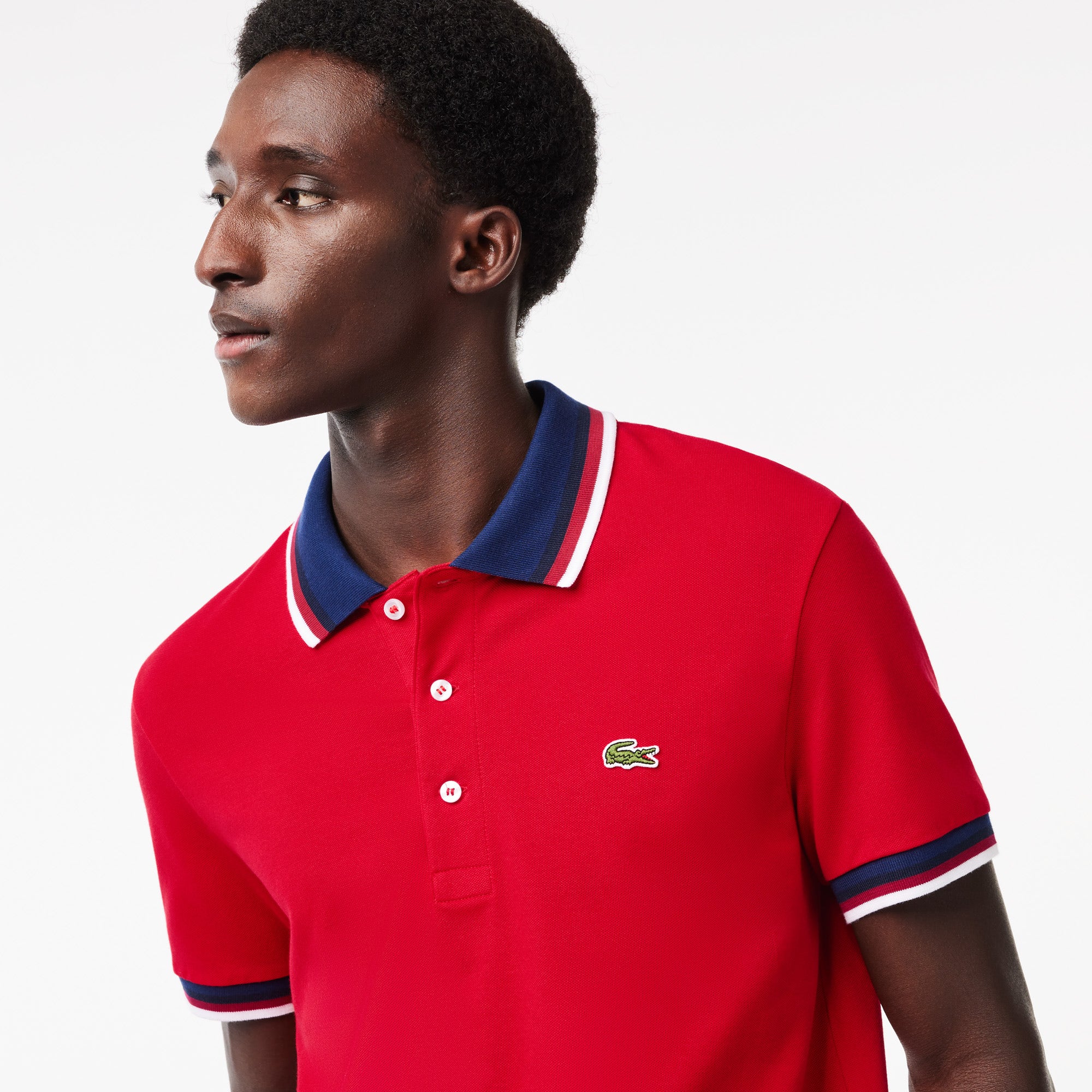 Regular Fit Stretch Mini Pique Polo Shirt