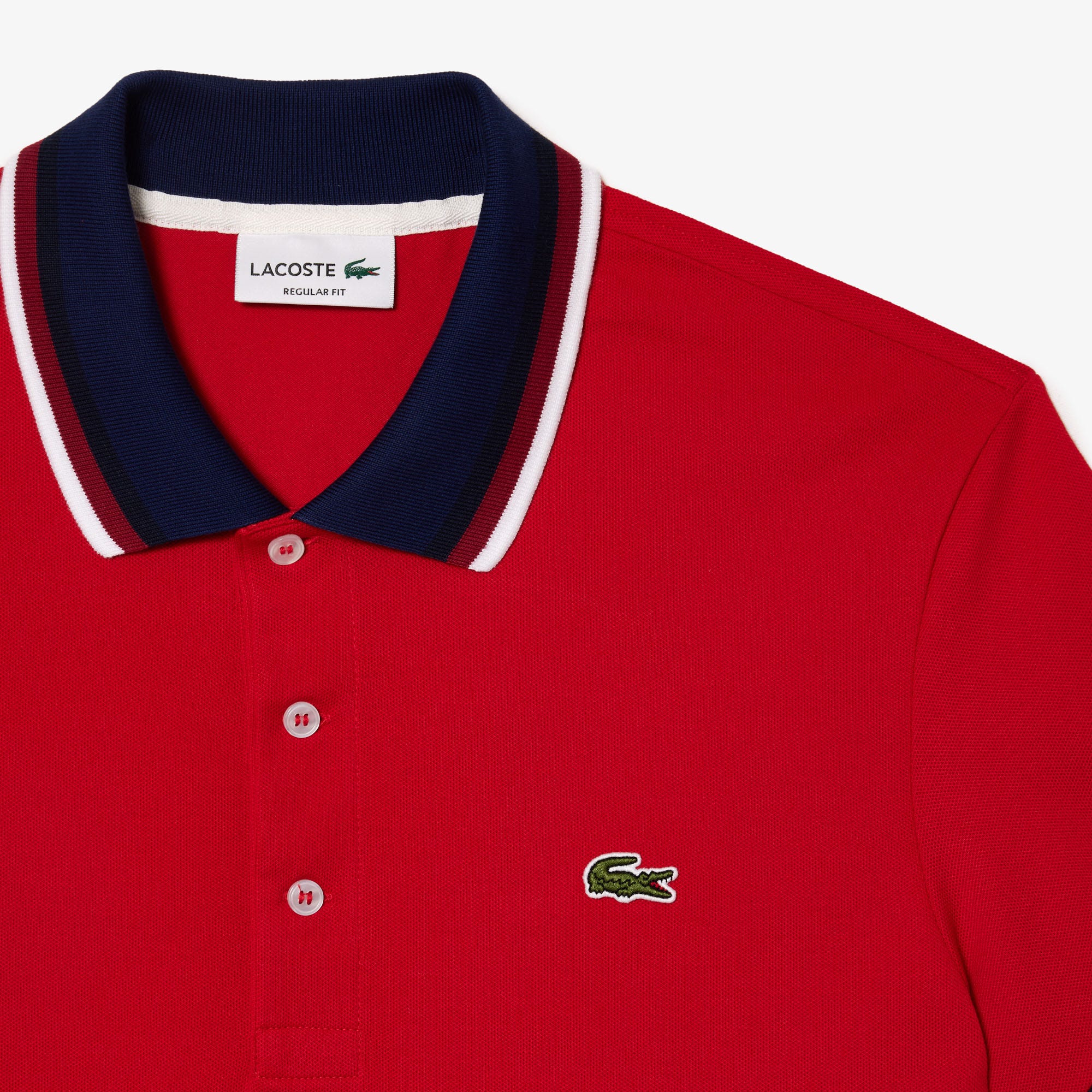 Regular Fit Stretch Mini Pique Polo Shirt