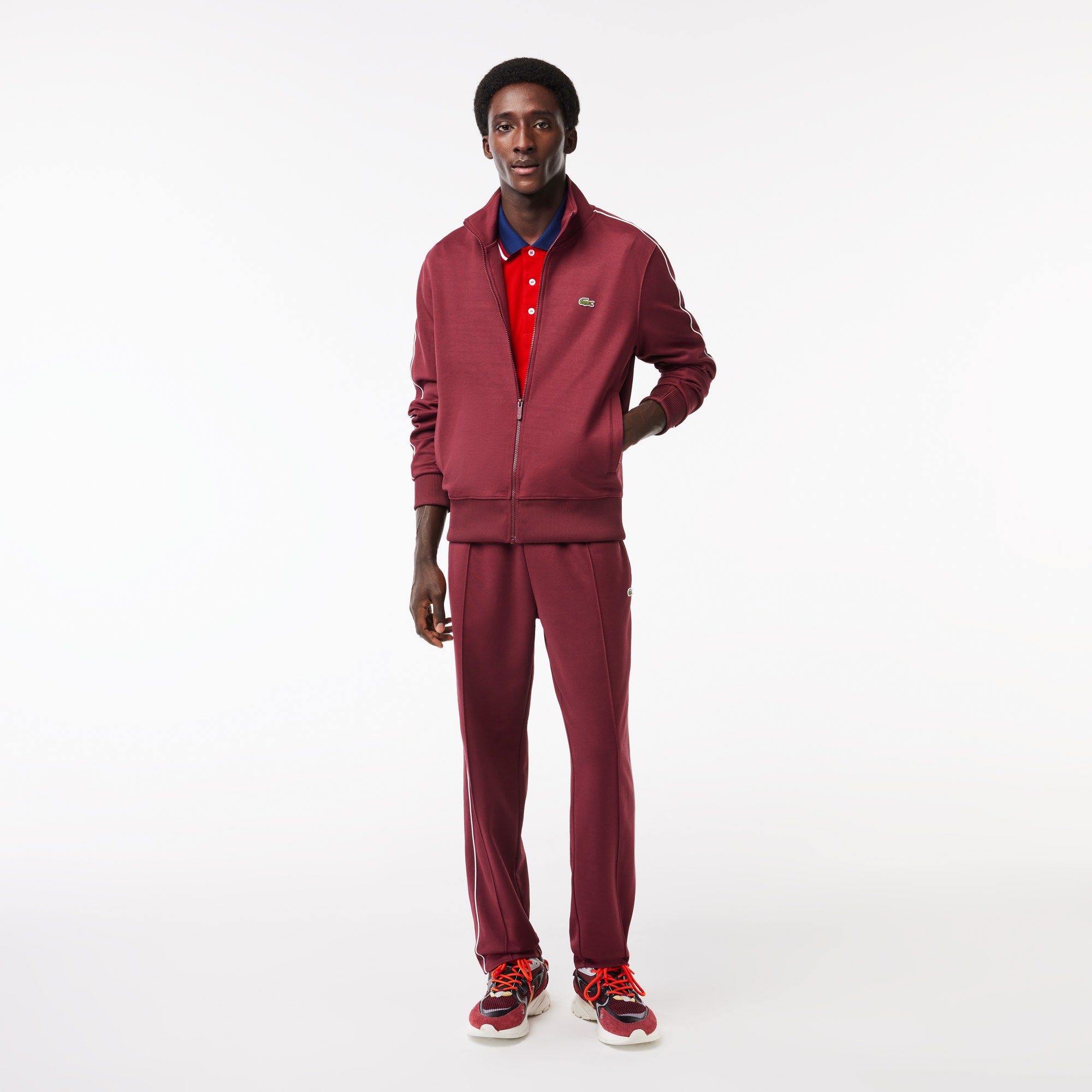 Regular Fit Stretch Mini Pique Polo Shirt