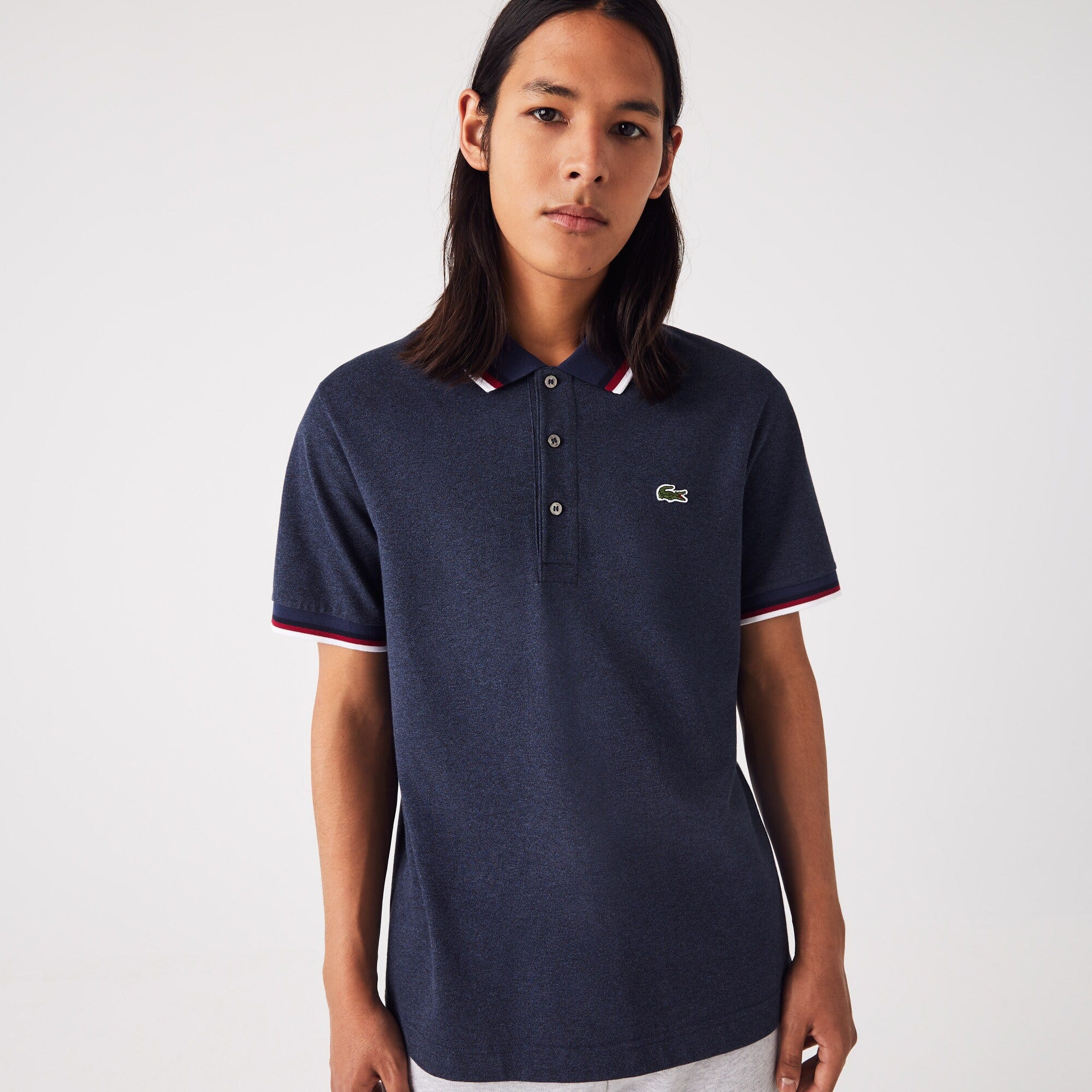 Regular Fit Stretch Mini Pique Polo Shirt