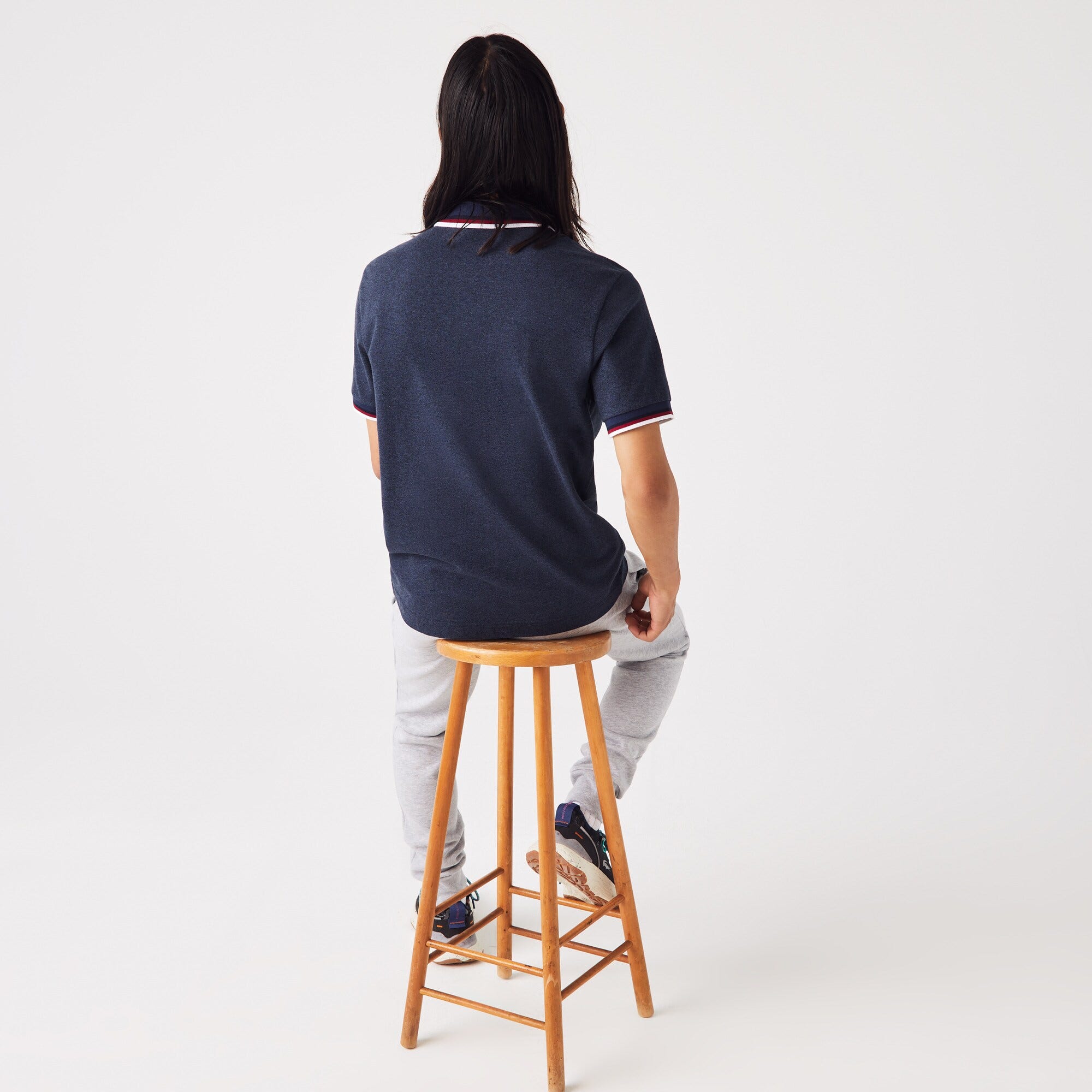 Regular Fit Stretch Mini Pique Polo Shirt