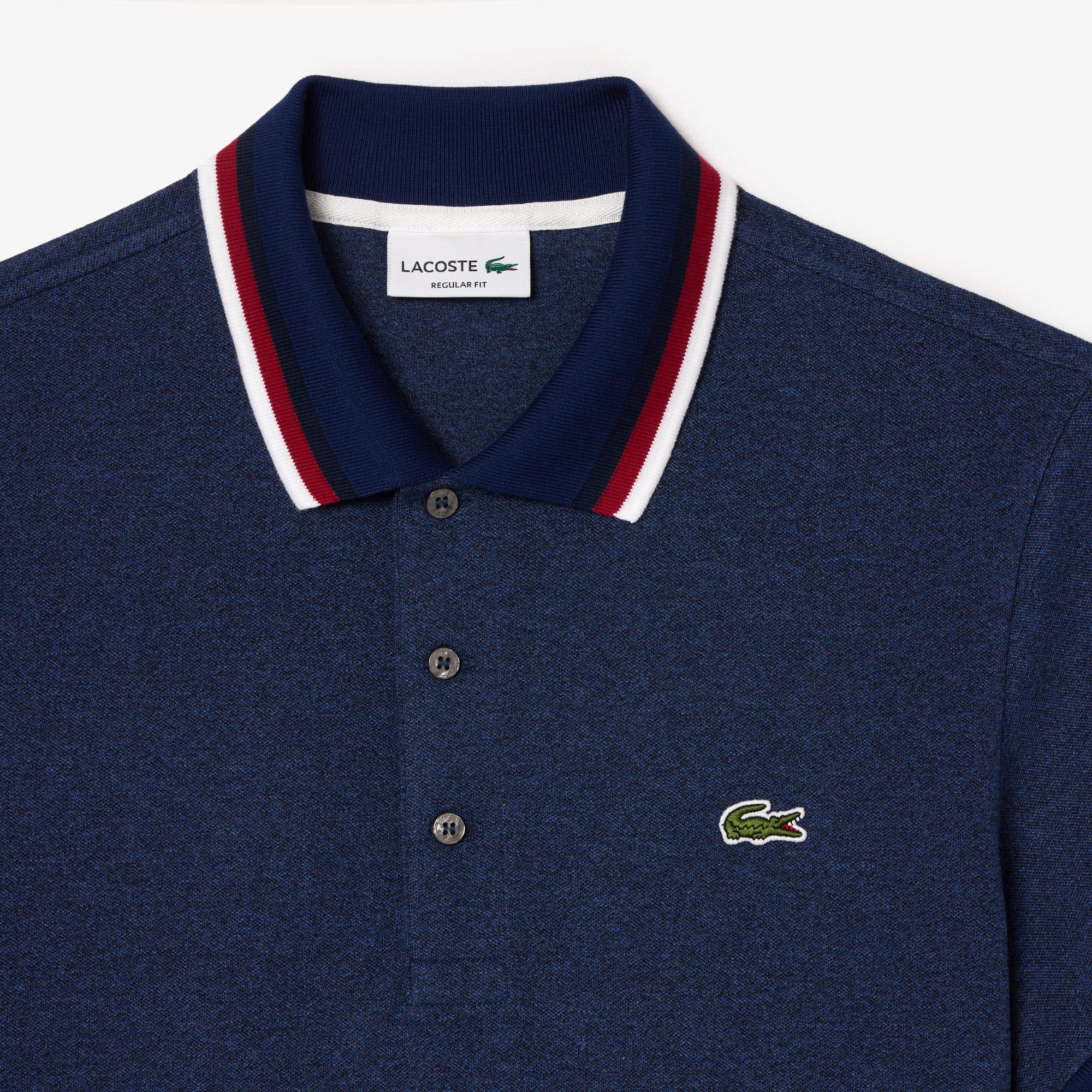 Regular Fit Stretch Mini Pique Polo Shirt