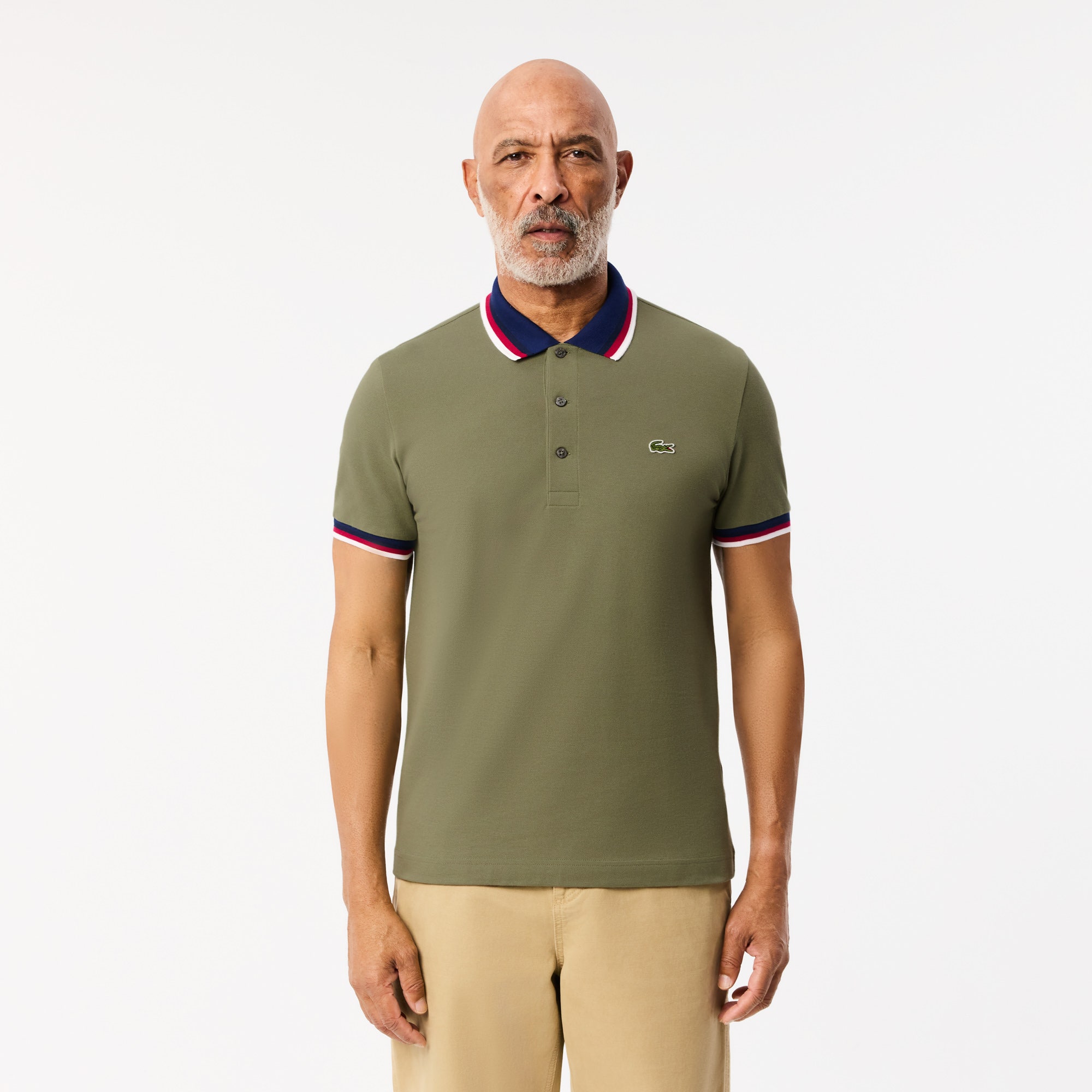 Regular Fit Stretch Mini Pique Polo Shirt