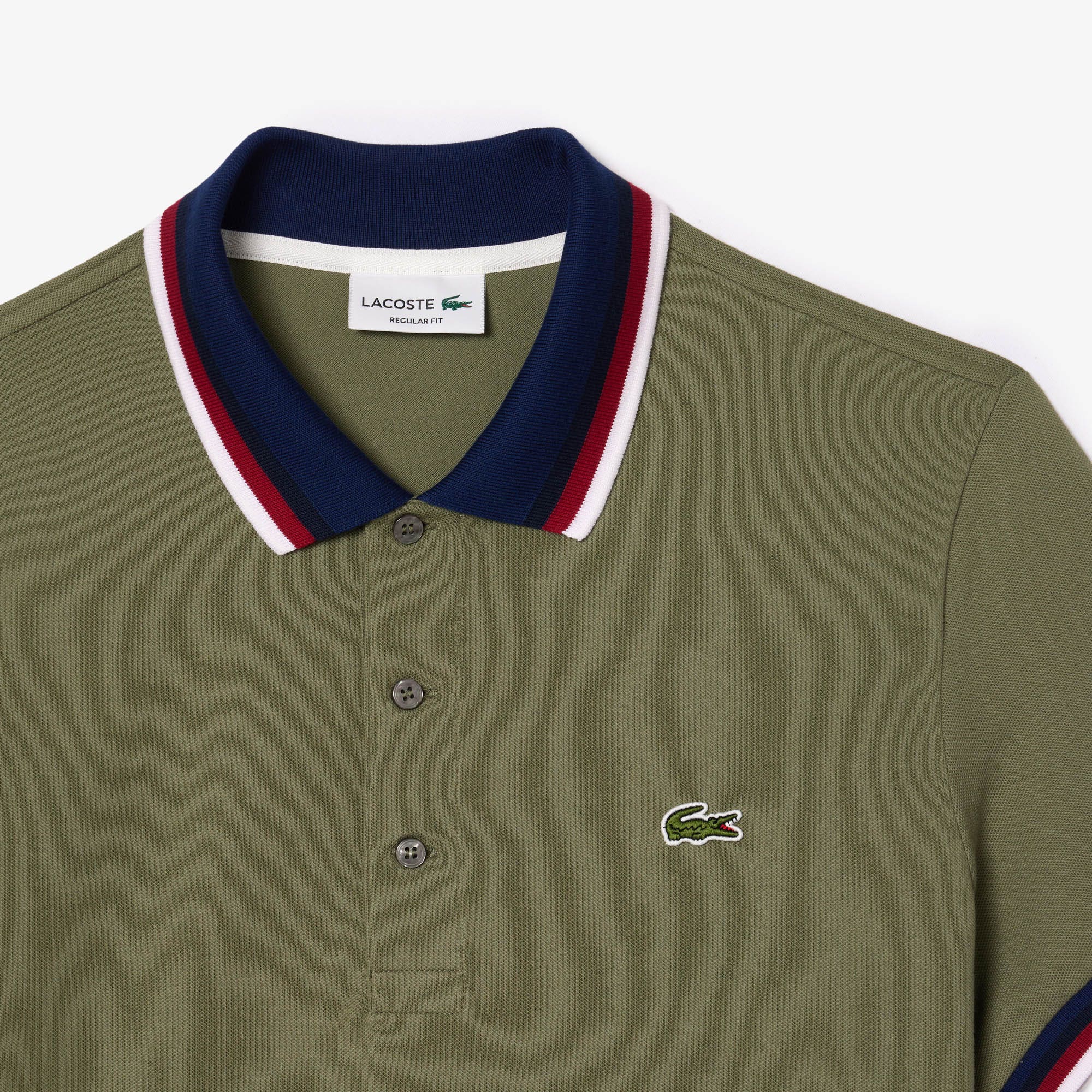 Regular Fit Stretch Mini Pique Polo Shirt