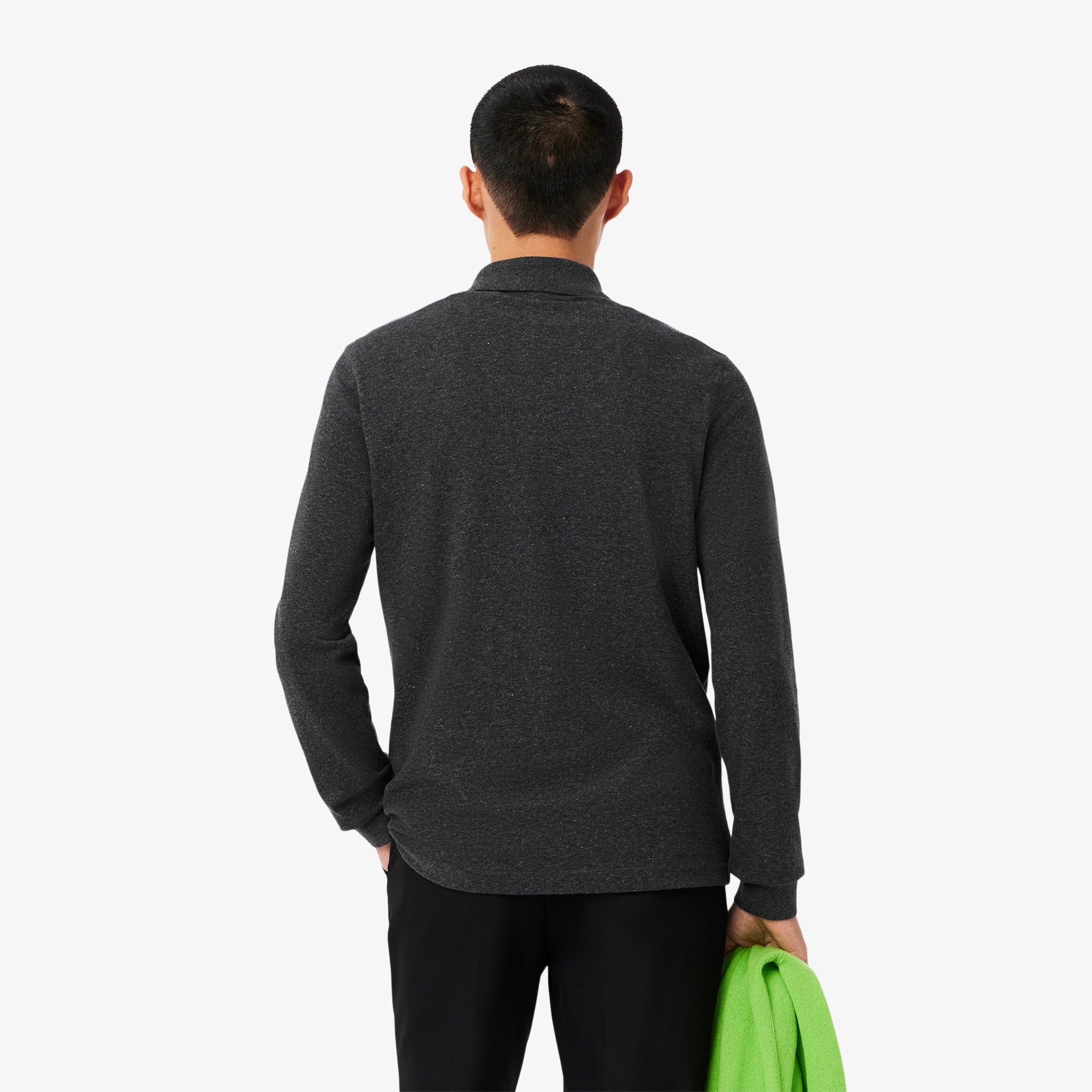 Classic Fit Long Sleeved L.12.12 Polo Shirt