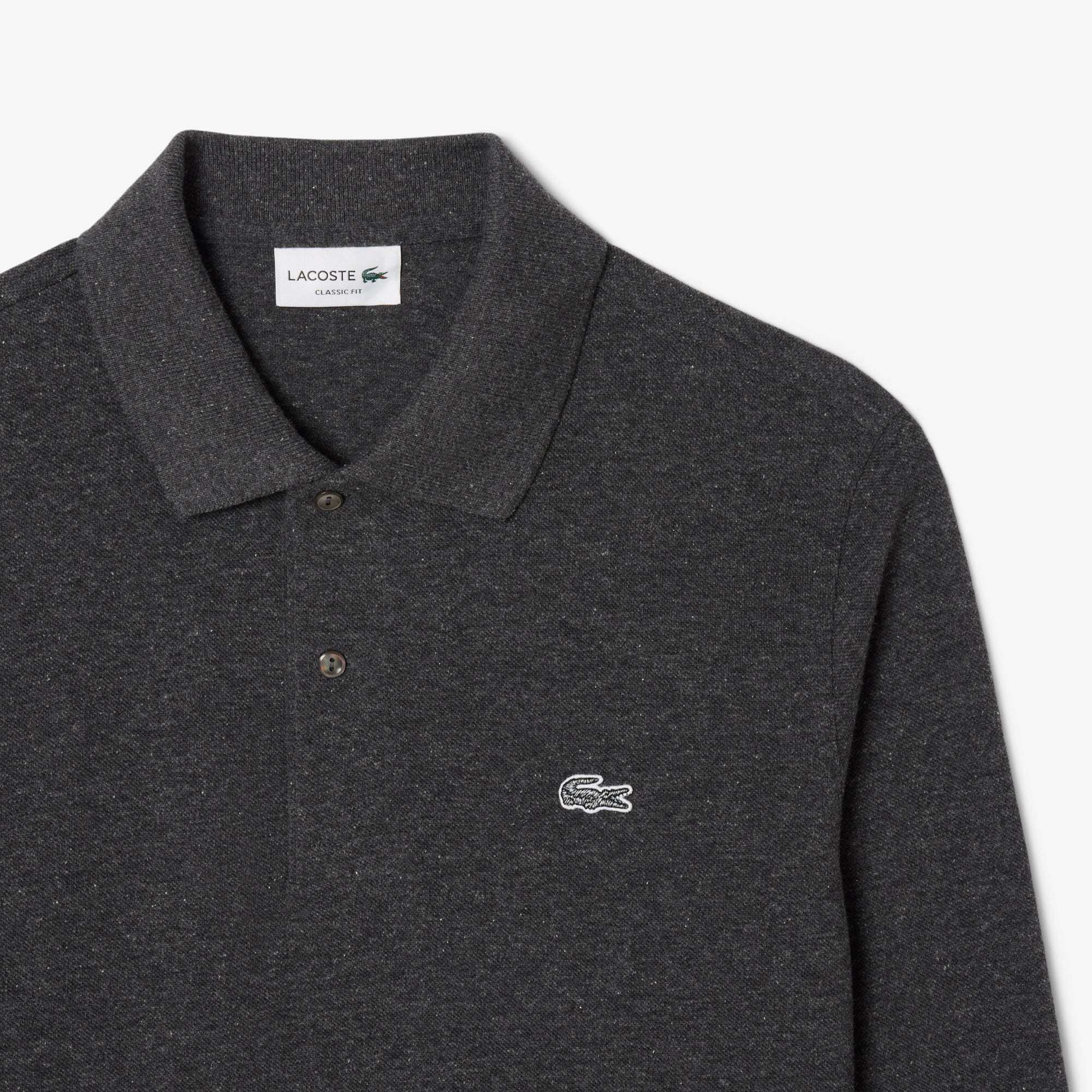 Classic Fit Long Sleeved L.12.12 Polo Shirt