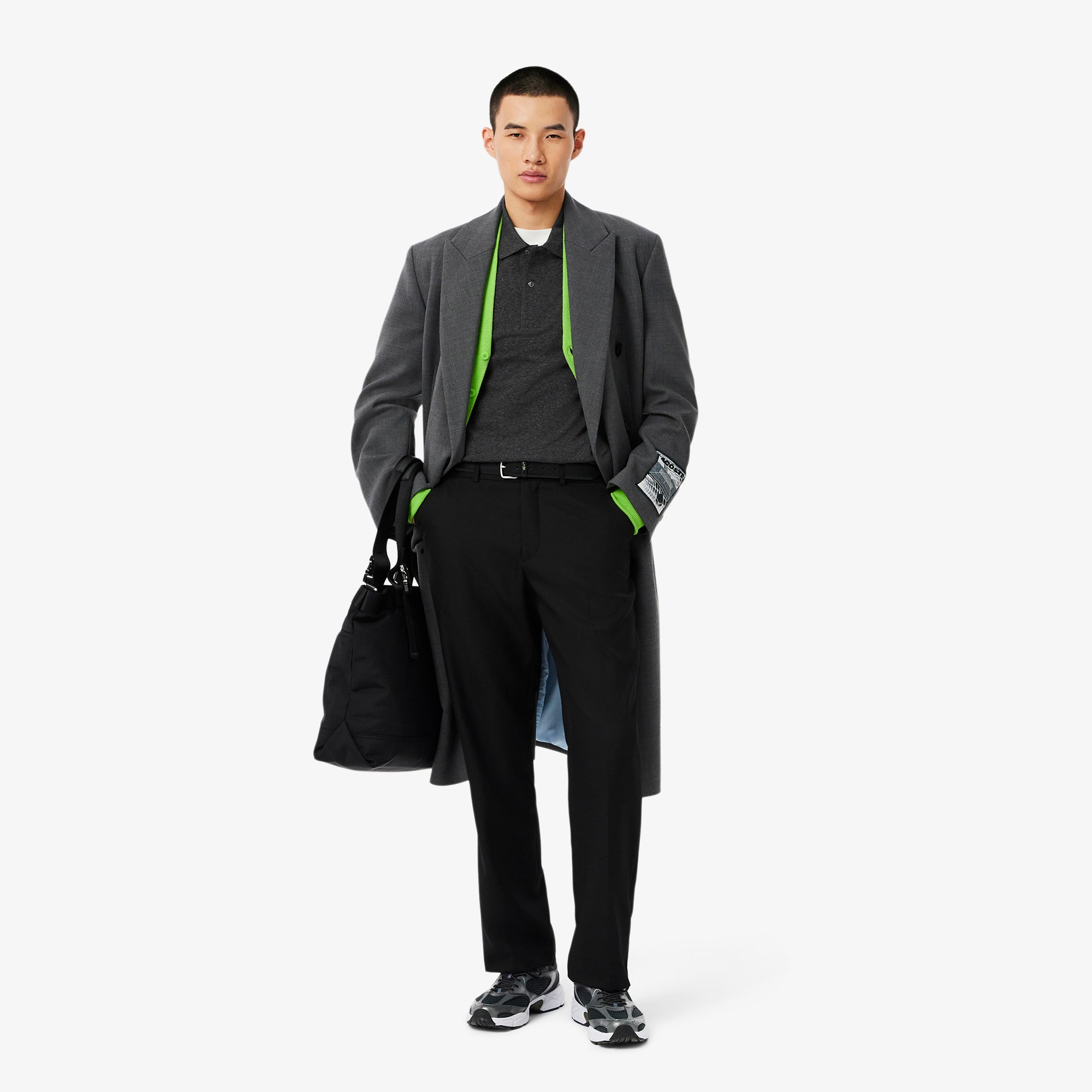 Classic Fit Long Sleeved L.12.12 Polo Shirt