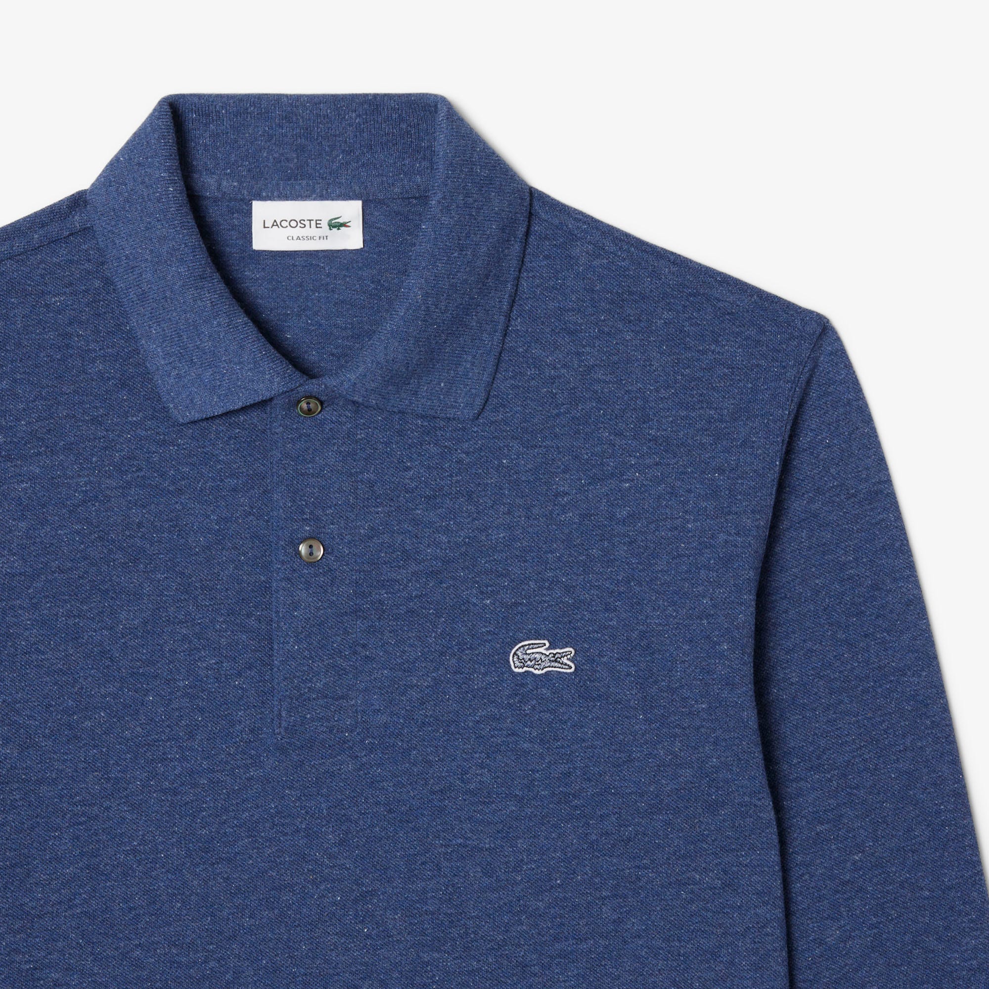 Classic Fit Long Sleeved L.12.12 Polo Shirt