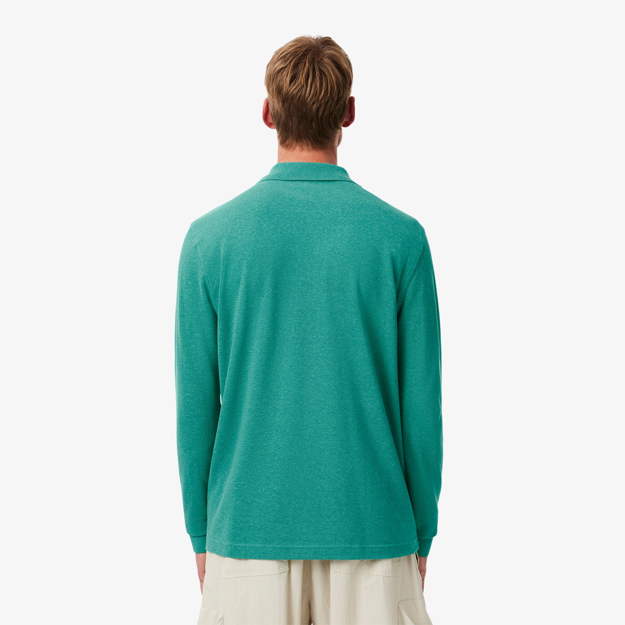 Classic Fit Long Sleeved L.12.12 Polo Shirt