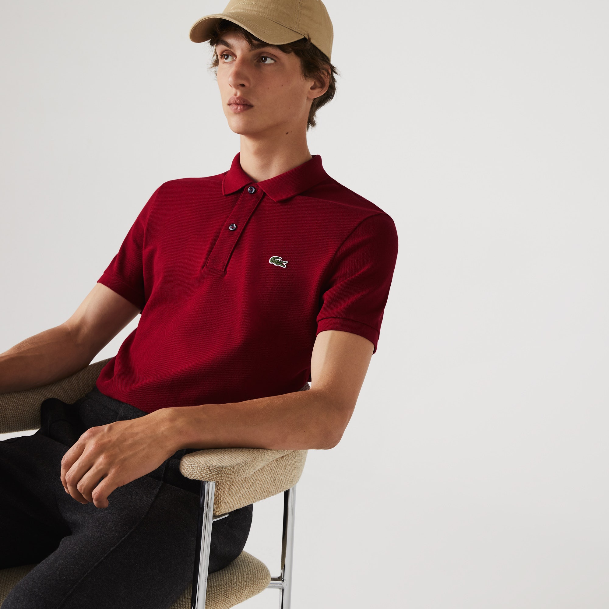 Slim Fit L.12.12 Pique Polo Shirt