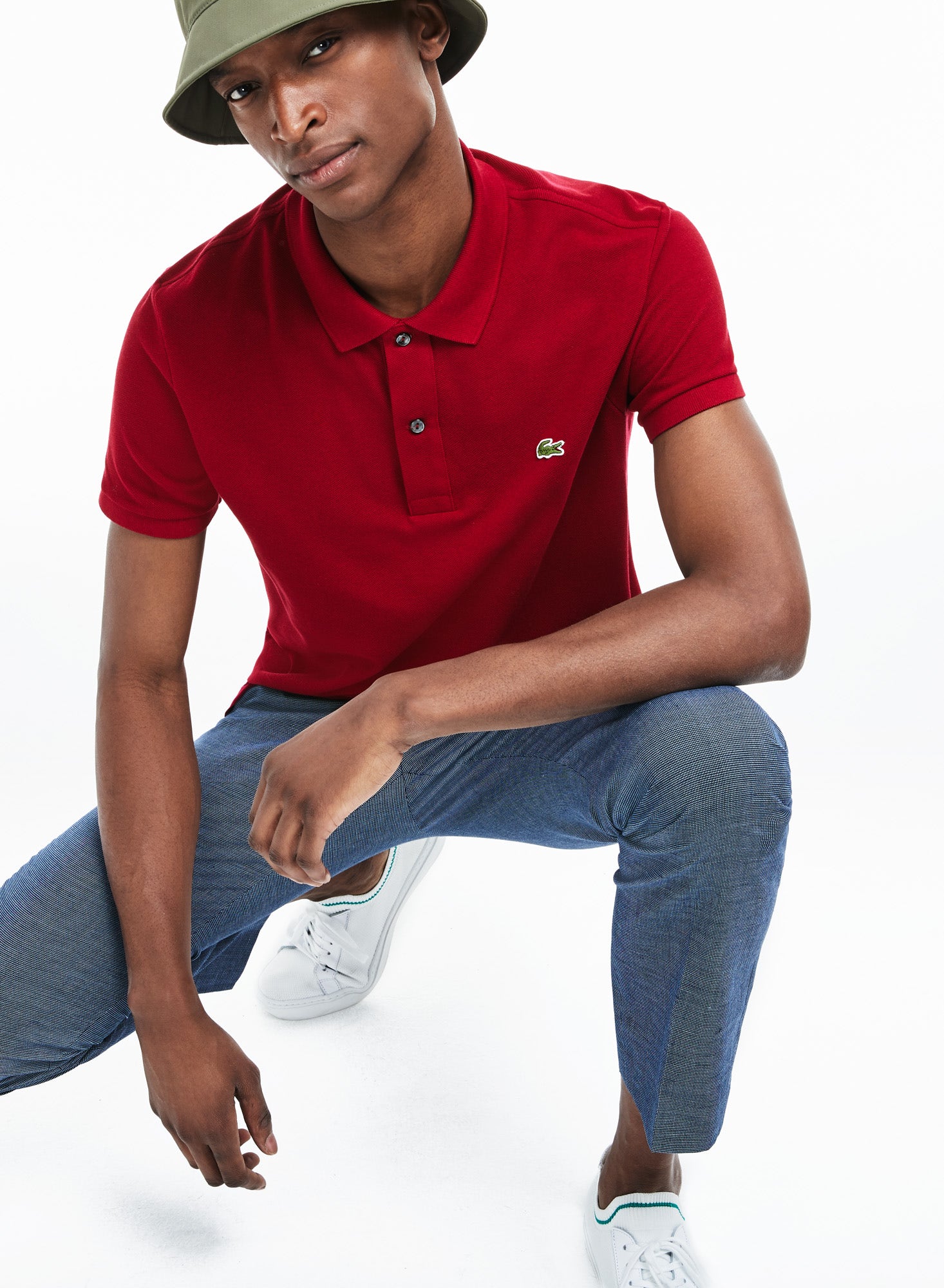 Slim Fit L.12.12 Pique Polo Shirt