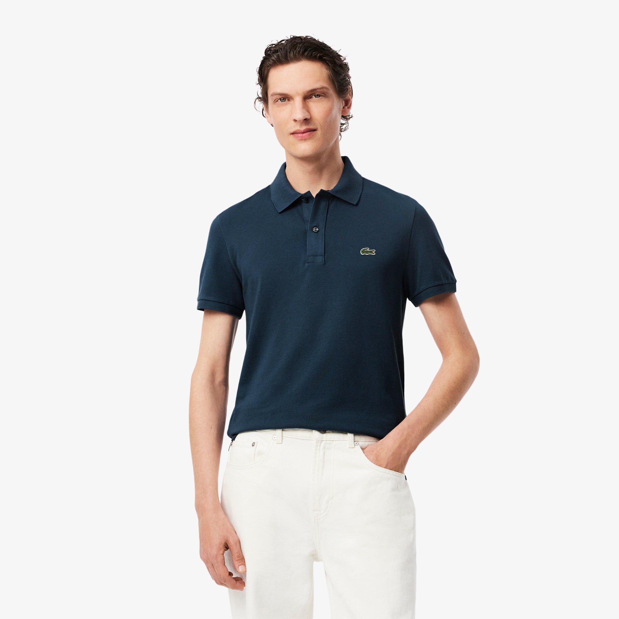 Slim Fit L.12.12 Pique Polo Shirt