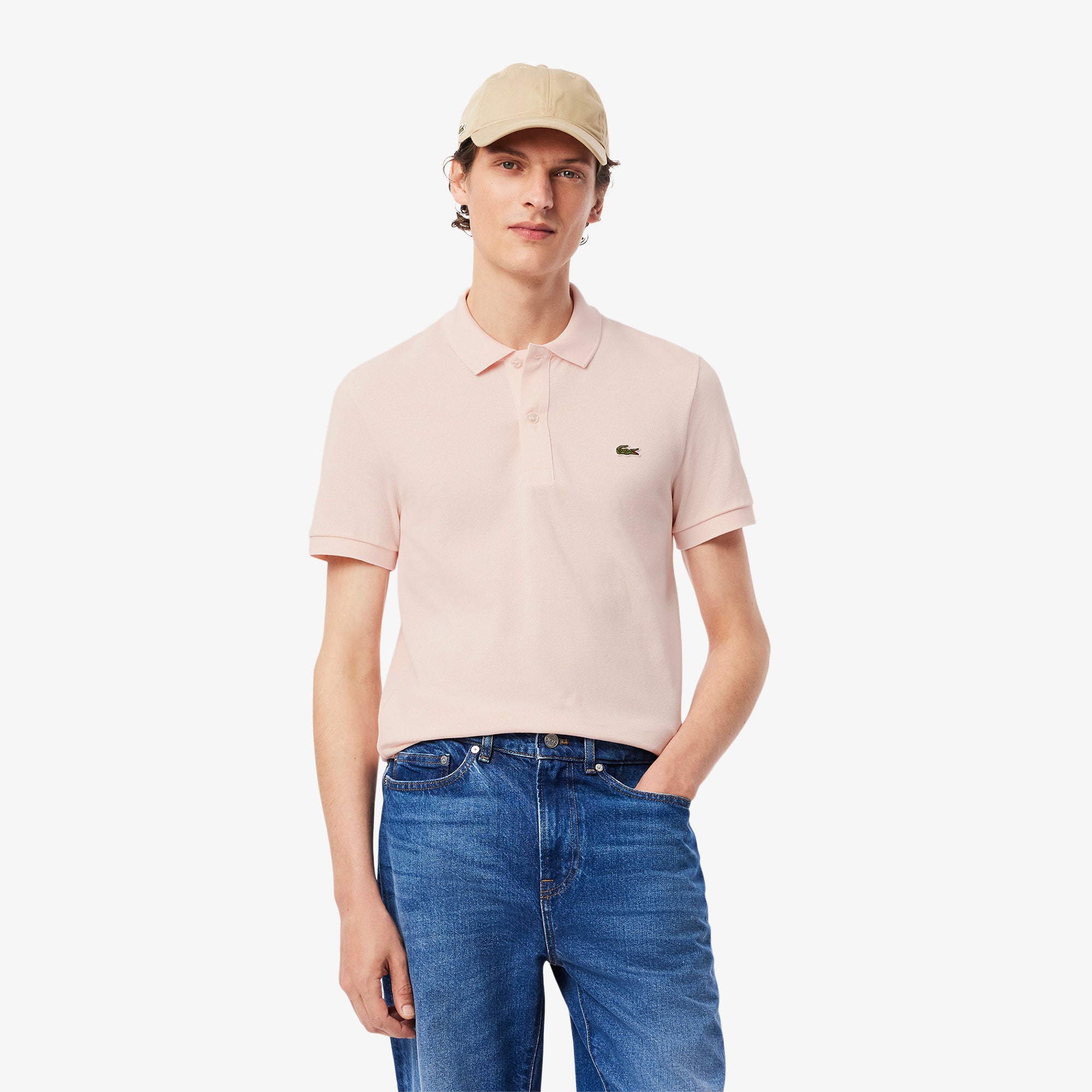 Slim Fit L.12.12 Pique Polo Shirt