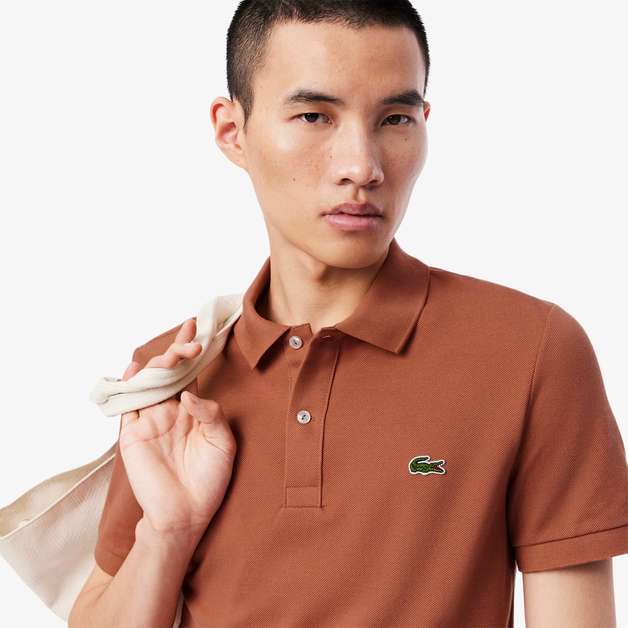 Slim Fit L.12.12 Pique Polo Shirt