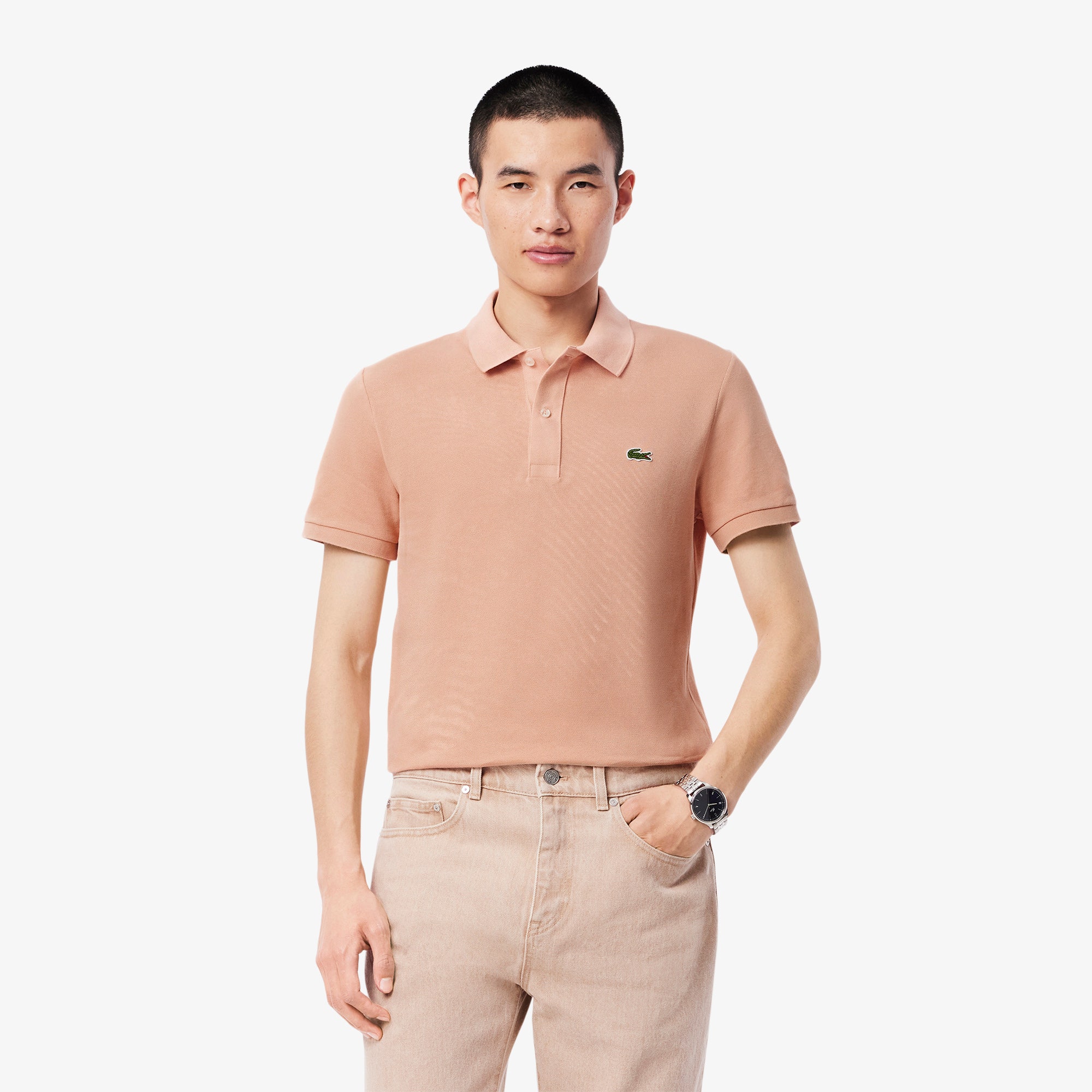 Slim Fit L.12.12 Pique Polo Shirt