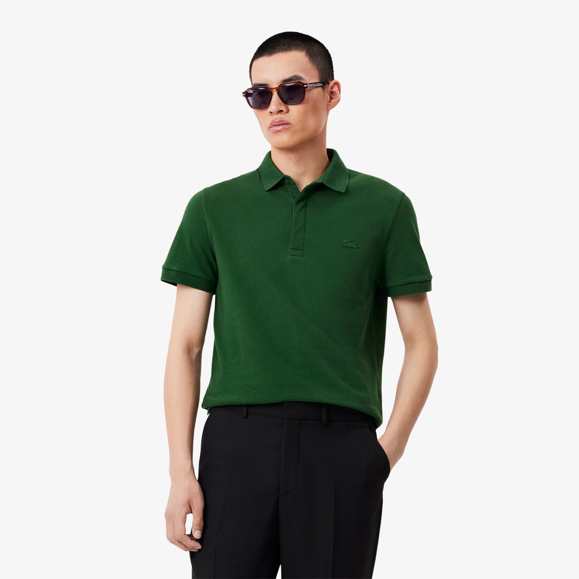 Regular Fit Paris Stretch Pique Polo Shirt