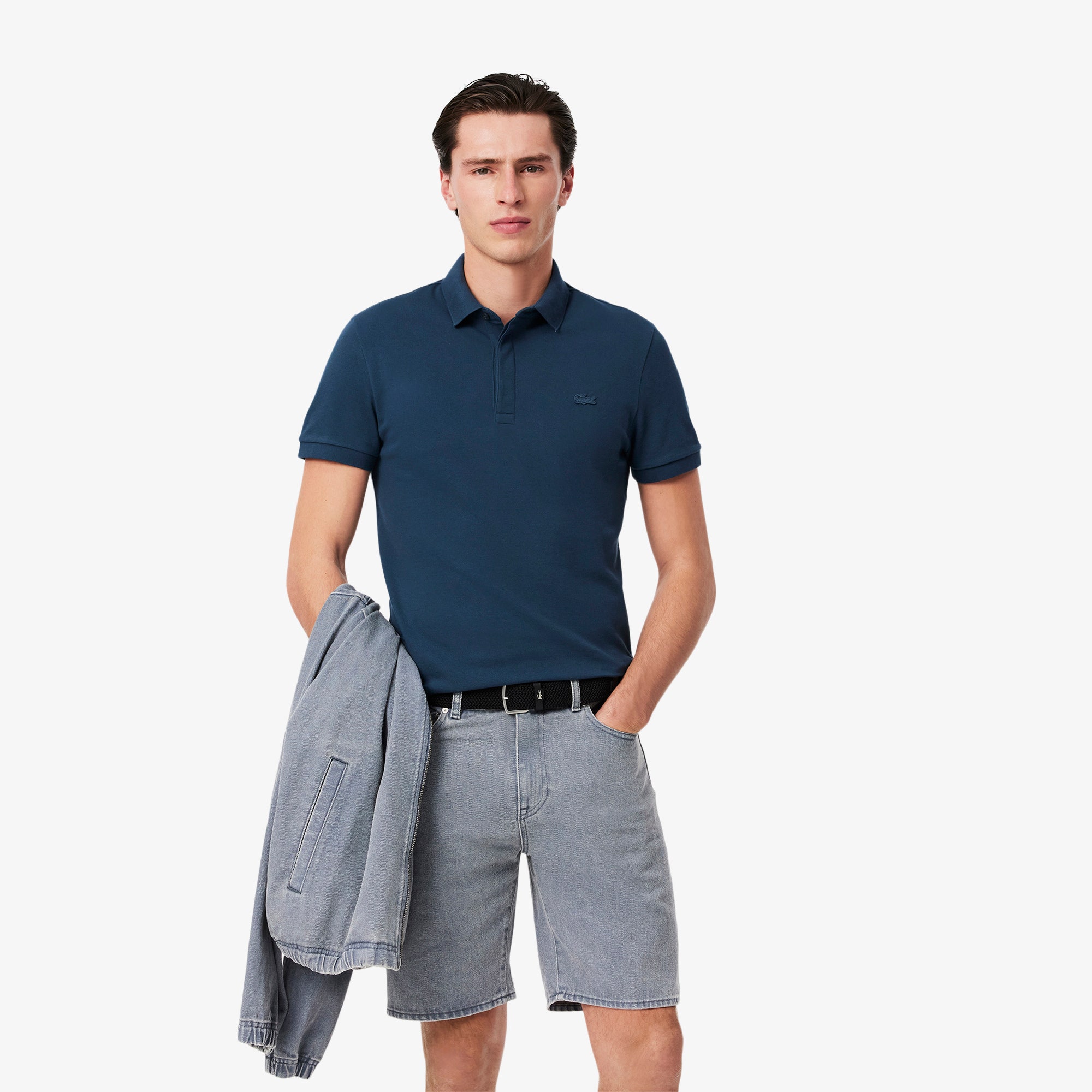 Regular Fit Paris Stretch Pique Polo Shirt