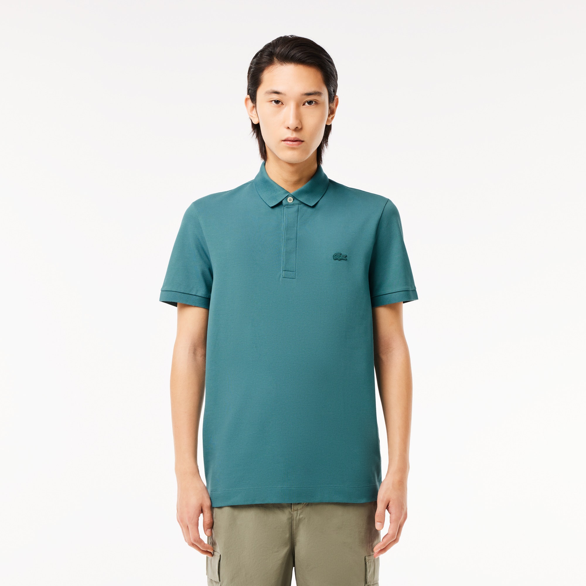 Regular Fit Paris Stretch Pique Polo Shirt