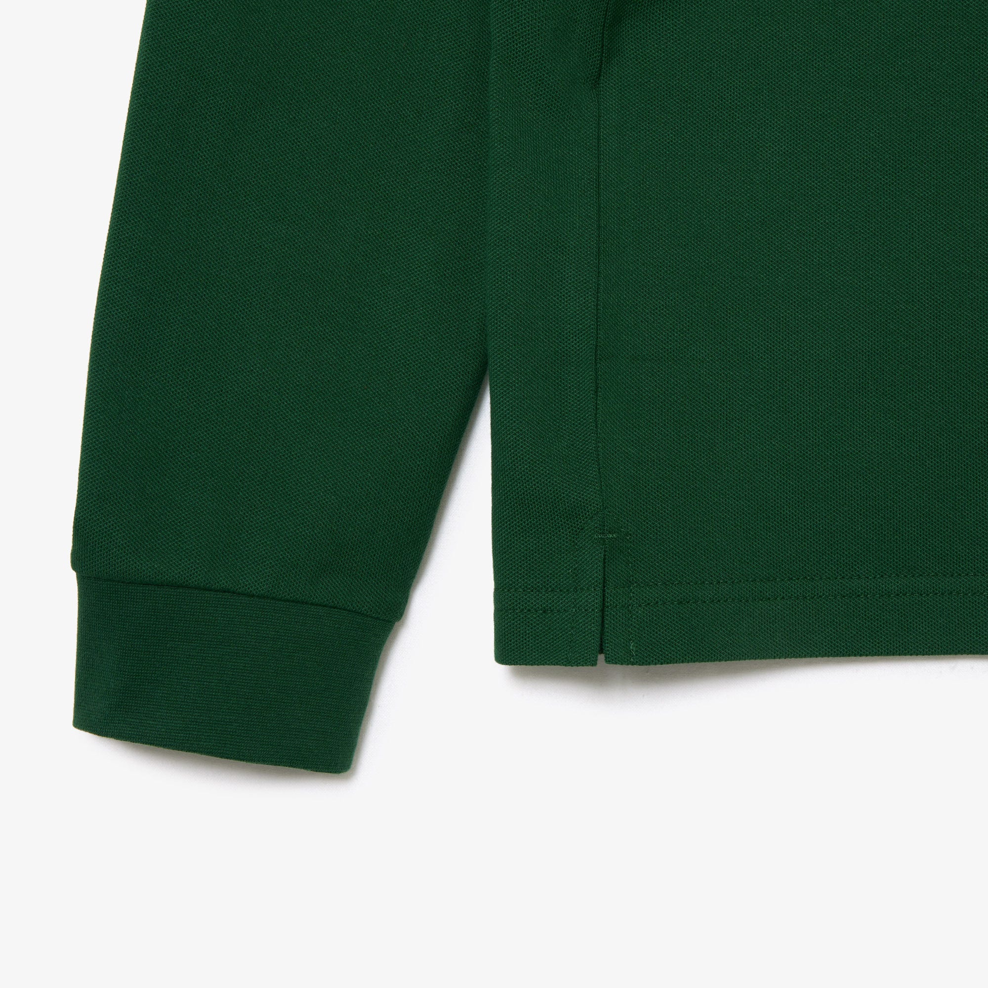 Long Sleeved Slim Fit Stretch Polo Shirt