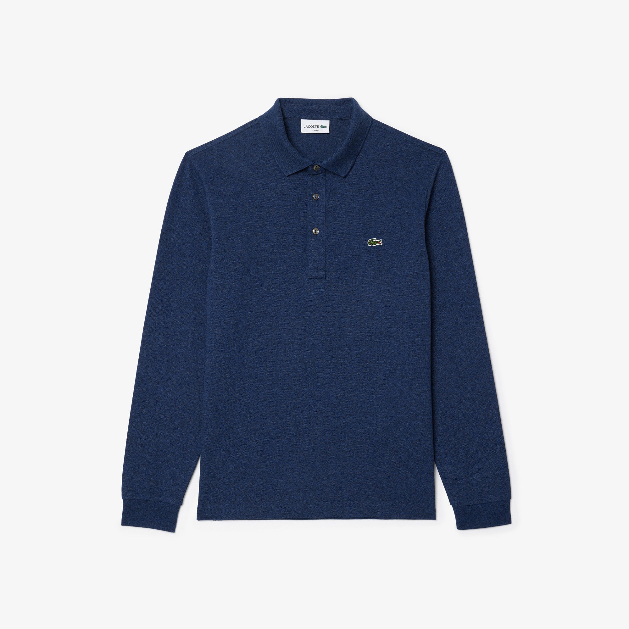 Long Sleeved Slim Fit Stretch Polo Shirt