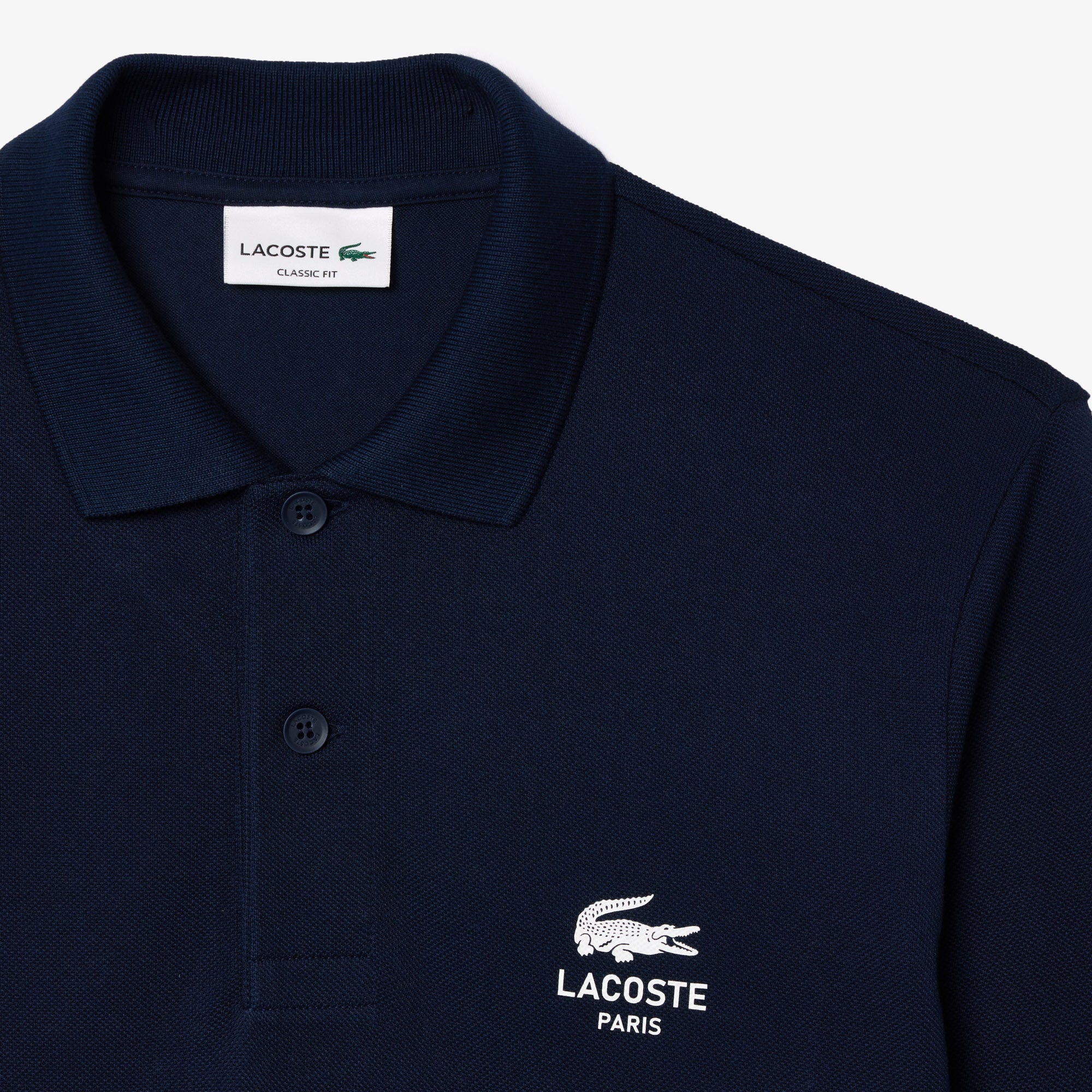Classic Fit Long Sleeved L.12.12 Polo Shirt