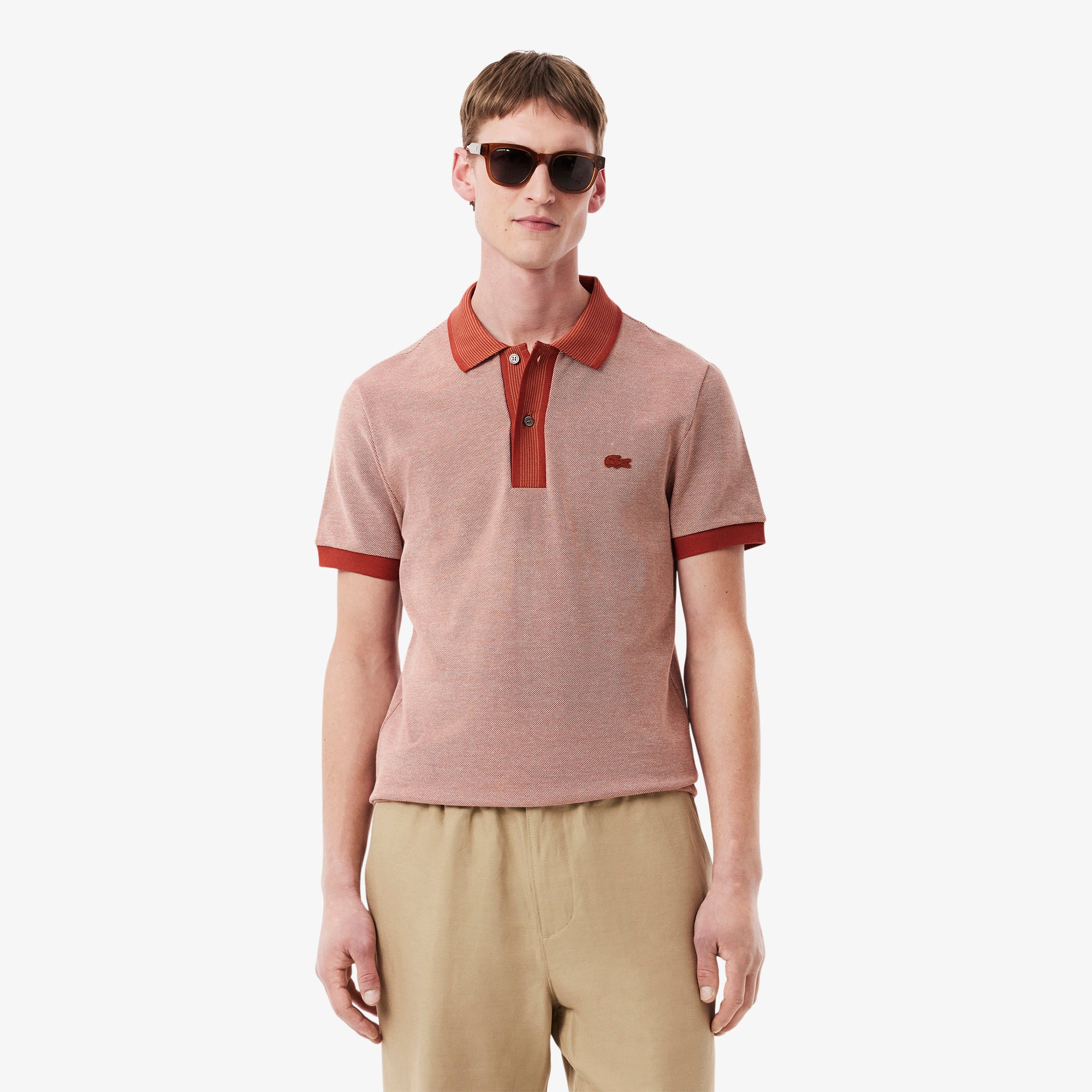 Regular Fit Caviar Pique Polo Shirt