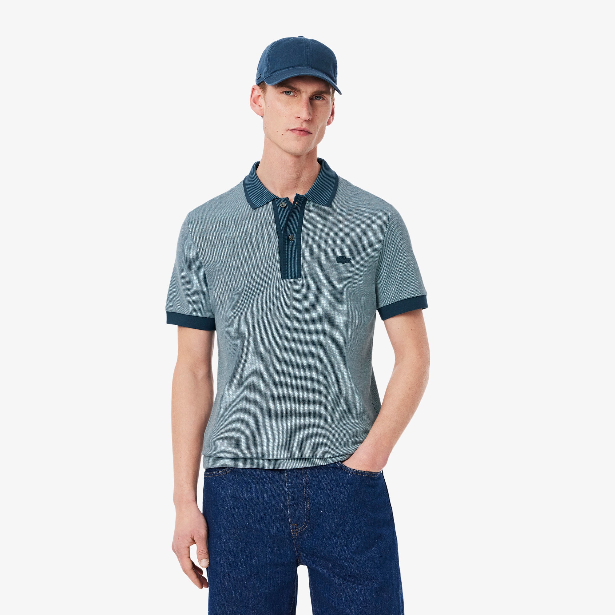 Regular Fit Caviar Pique Polo Shirt