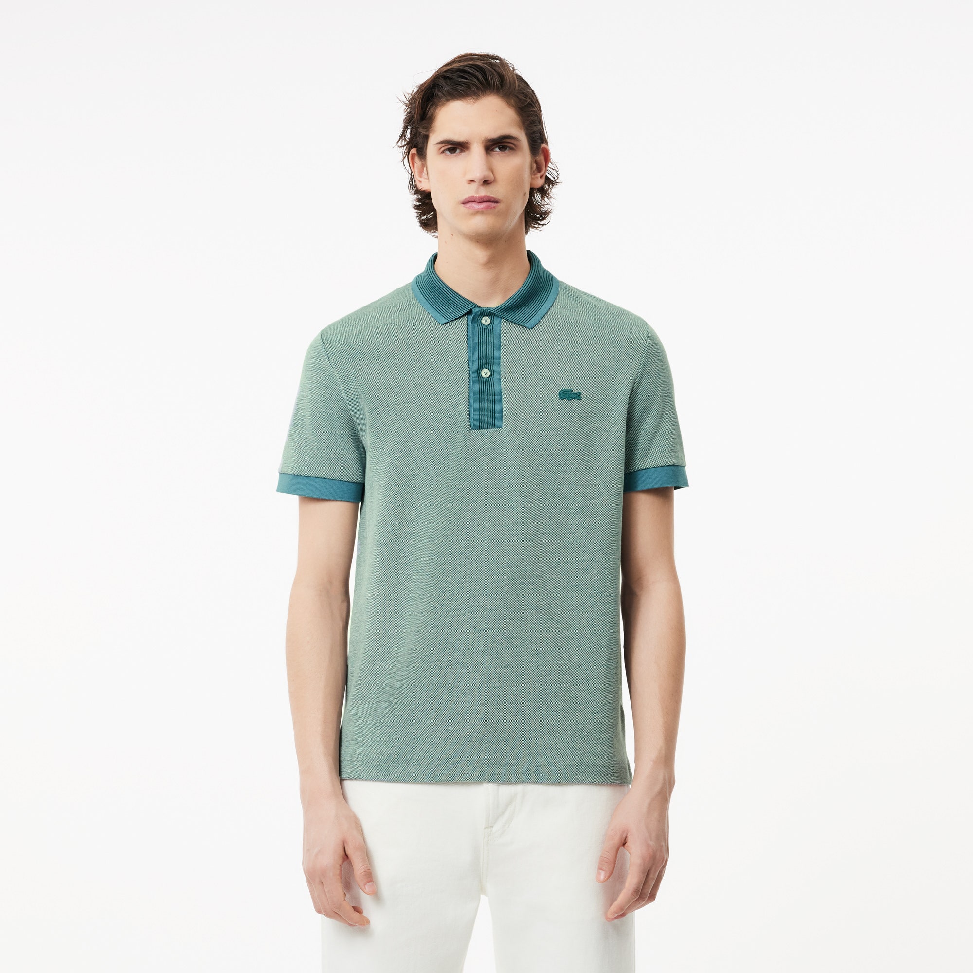 Regular Fit Caviar Pique Polo Shirt