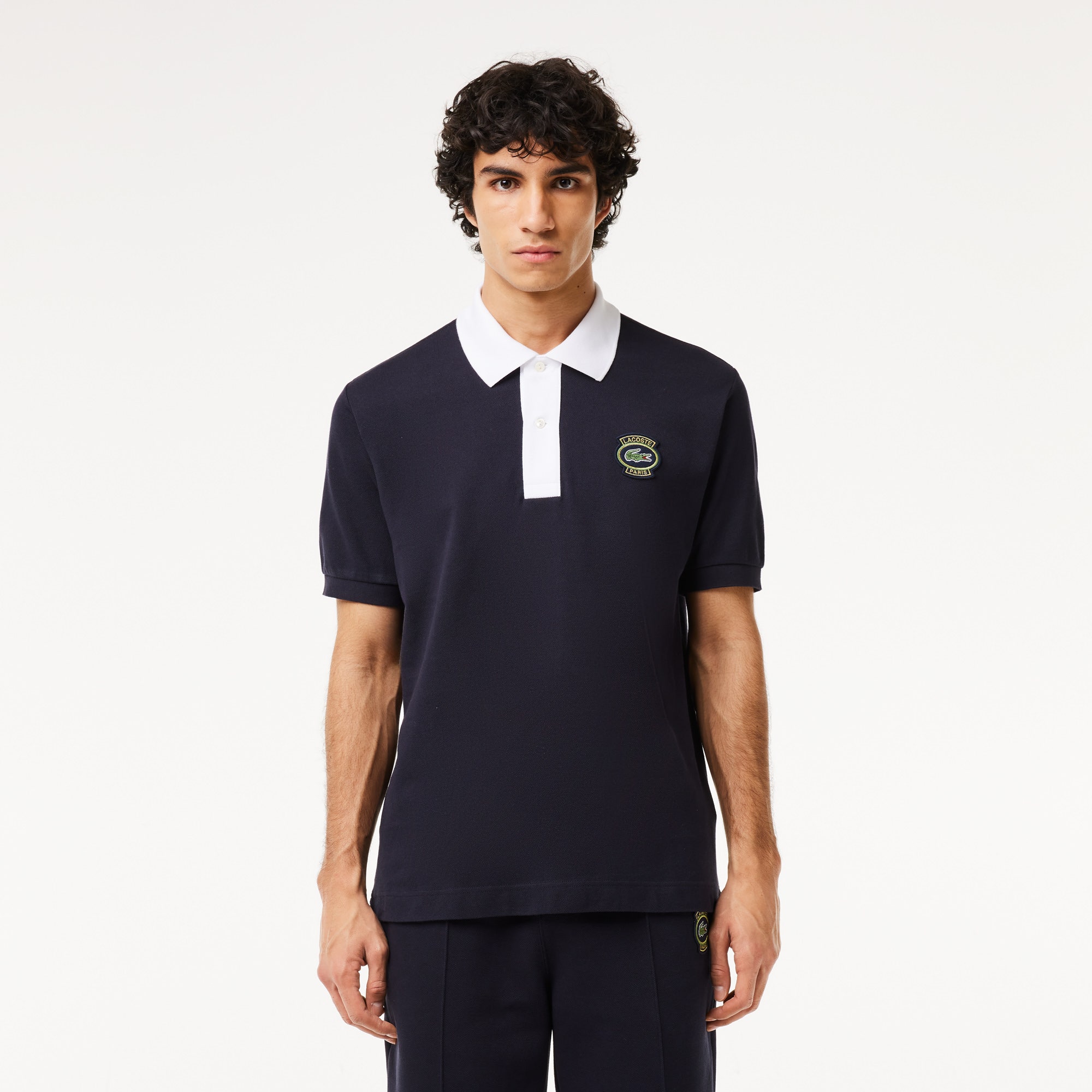 Classic Fit L.12.12 Badge Polo Shirt