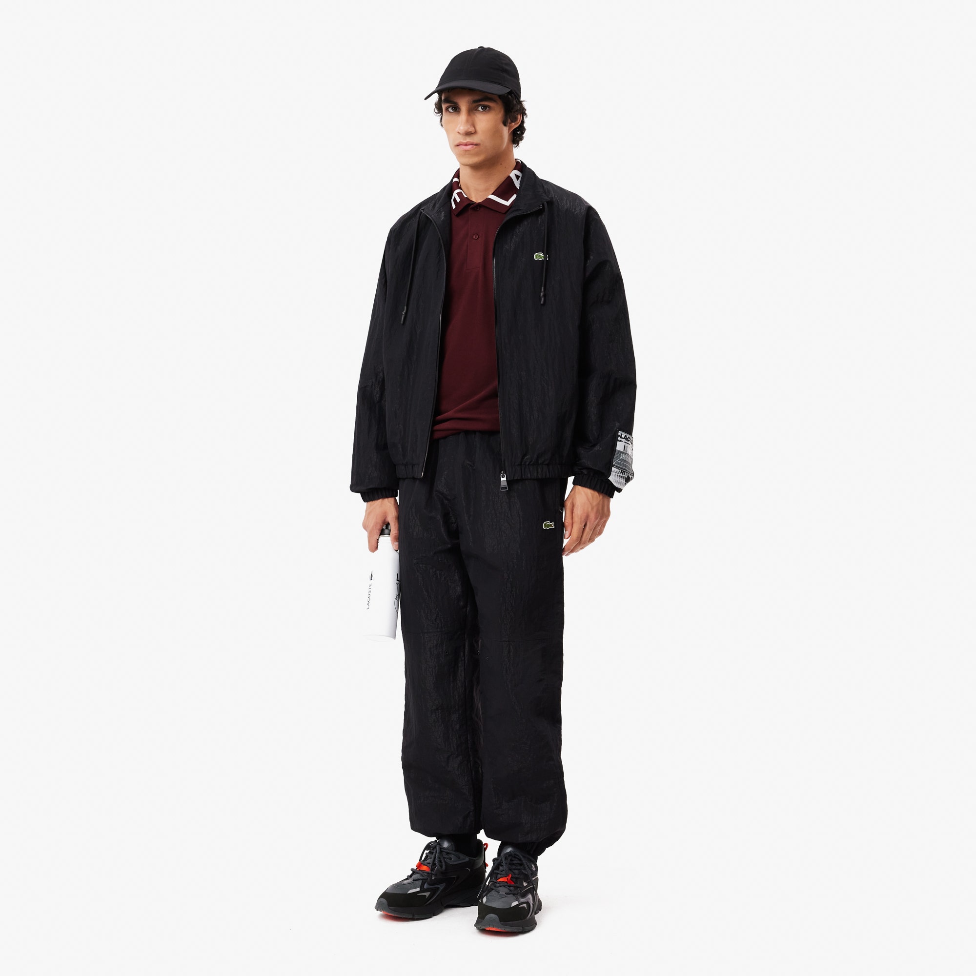 Lacoste Movement Jacquard Collar Polo
