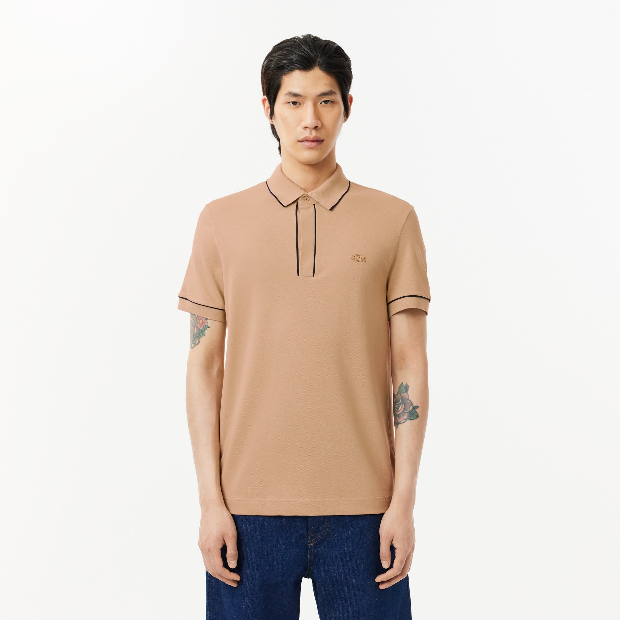 Regular Fit Paris Stretch Pique Polo Shirt