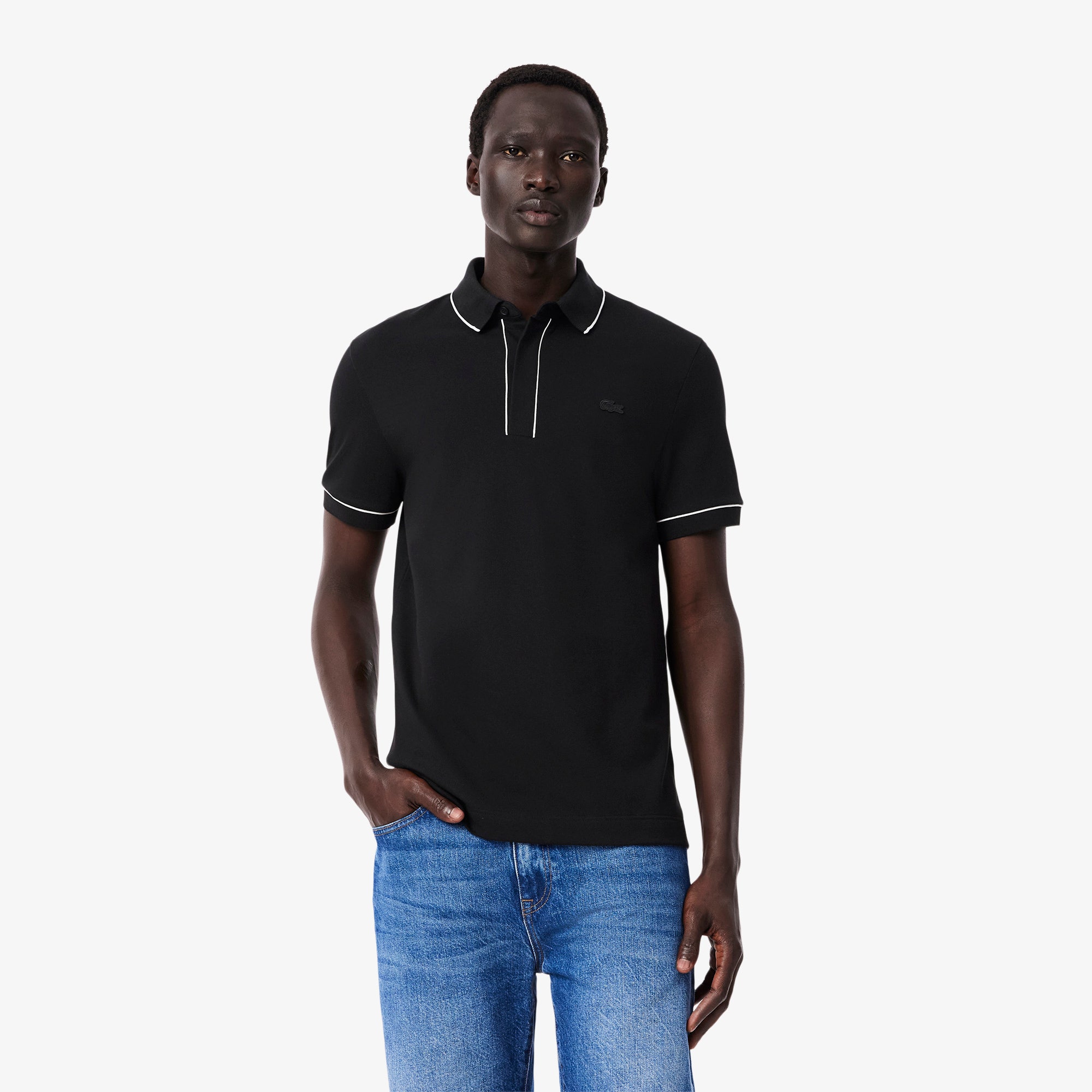 Regular Fit Paris Stretch Pique Polo Shirt