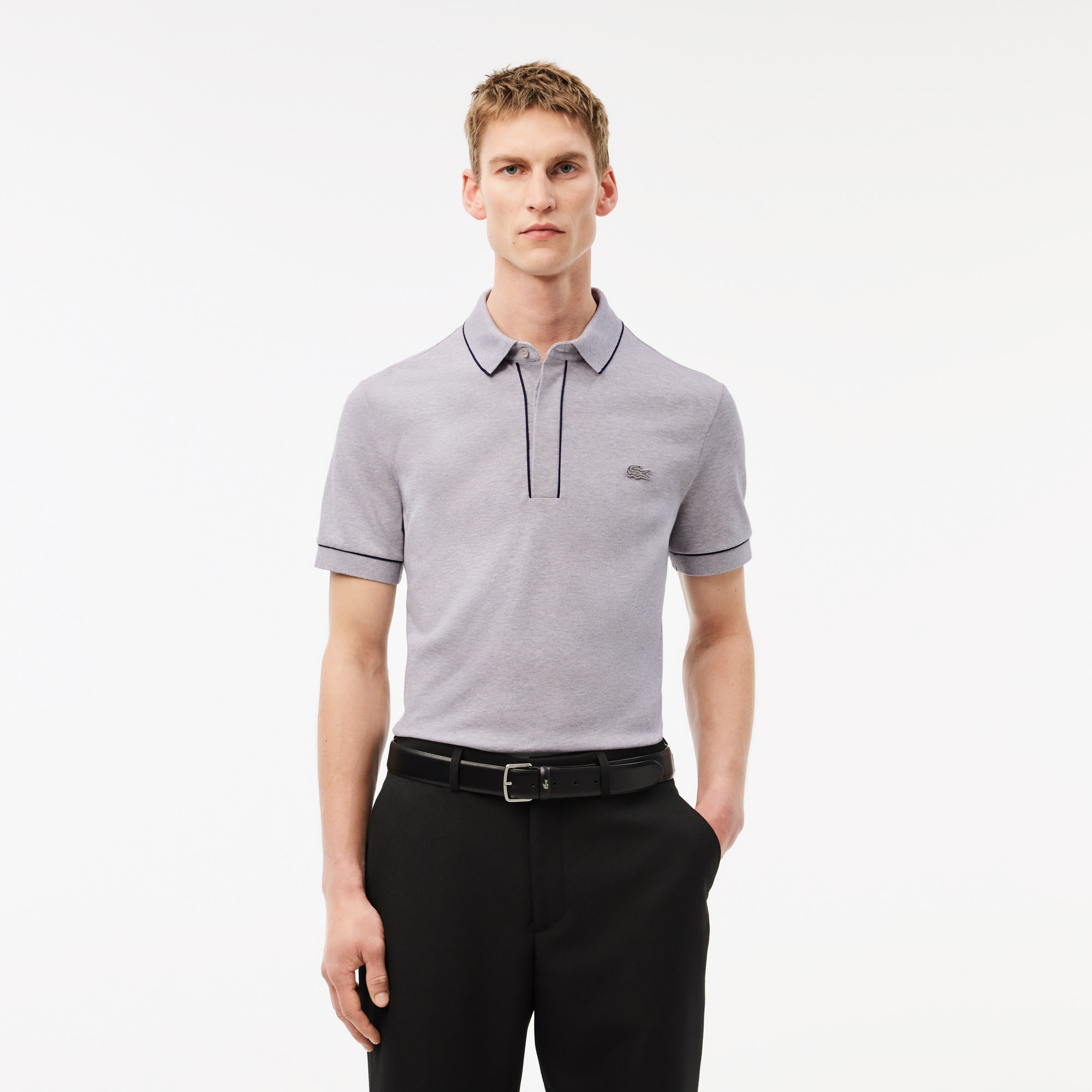 Regular Fit Paris Stretch Pique Polo Shirt