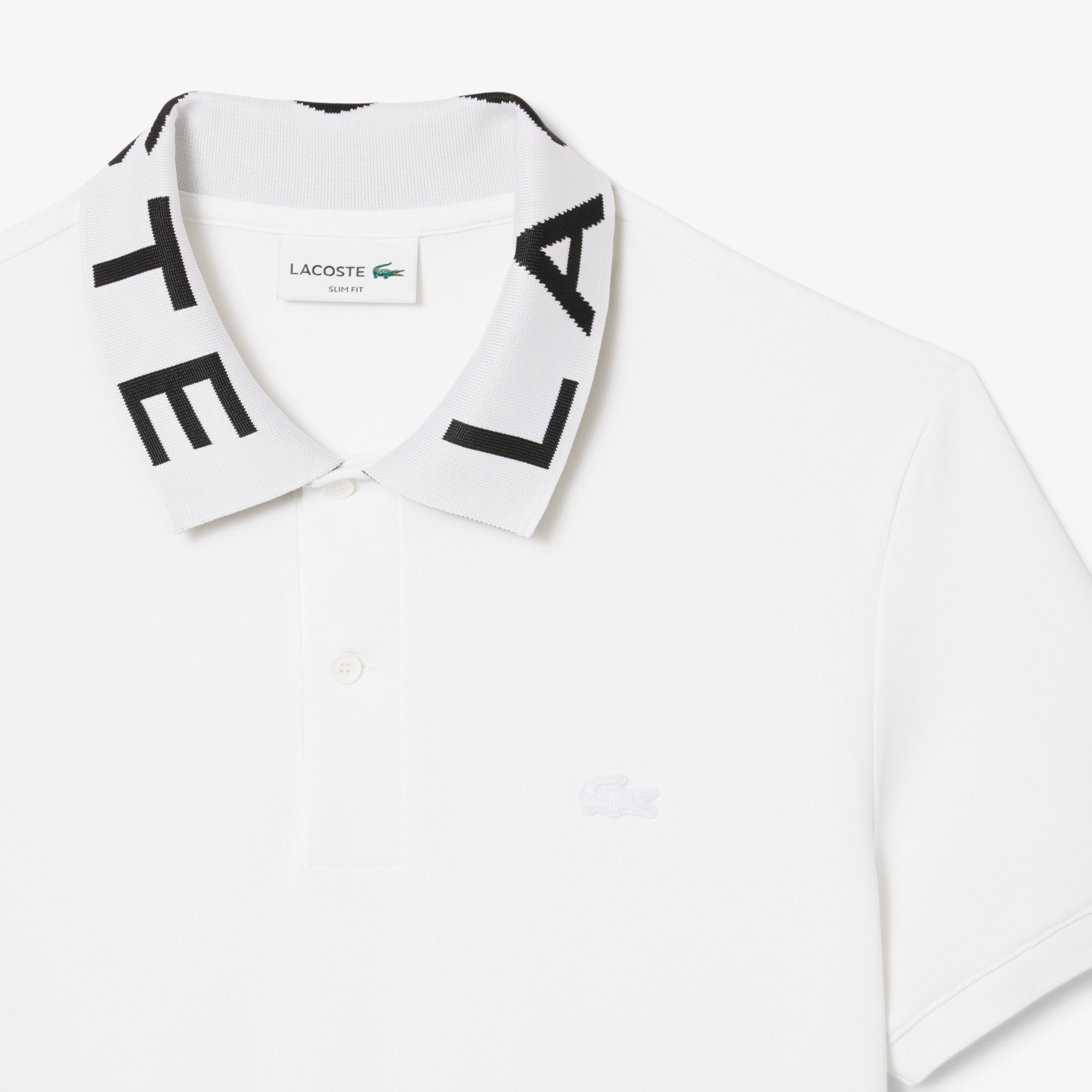 Slim Fit Jacquard Branded Polo Shirt