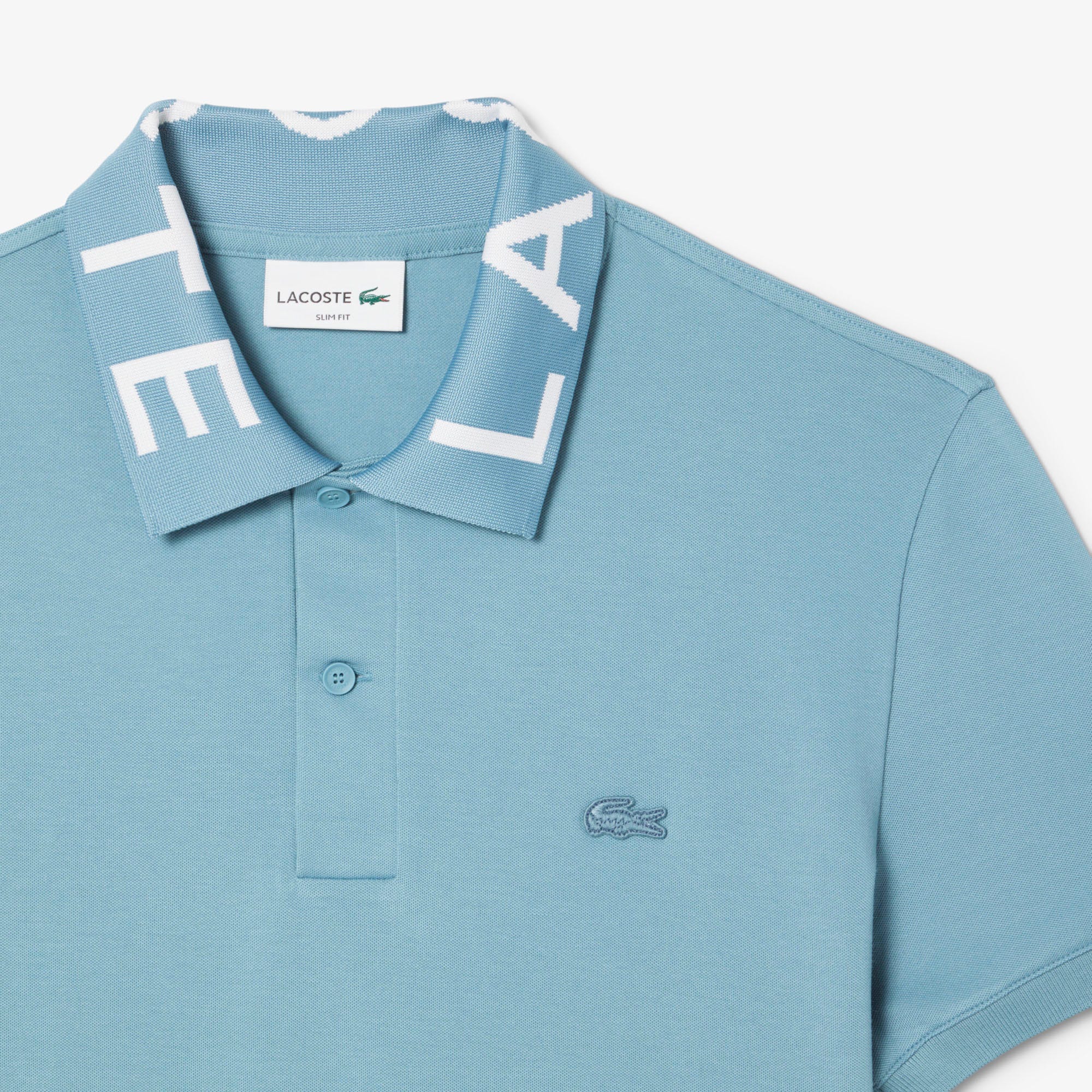 Slim Fit Jacquard Branded Polo Shirt