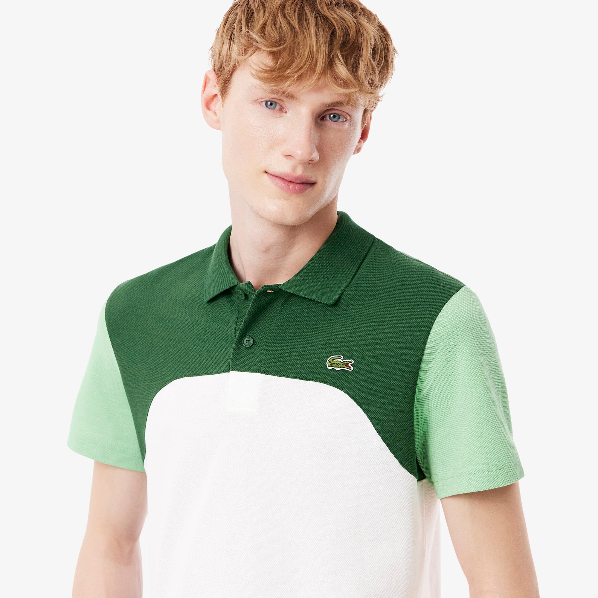 Regular Fit L.12.12 Colour-Block Polo Shirt