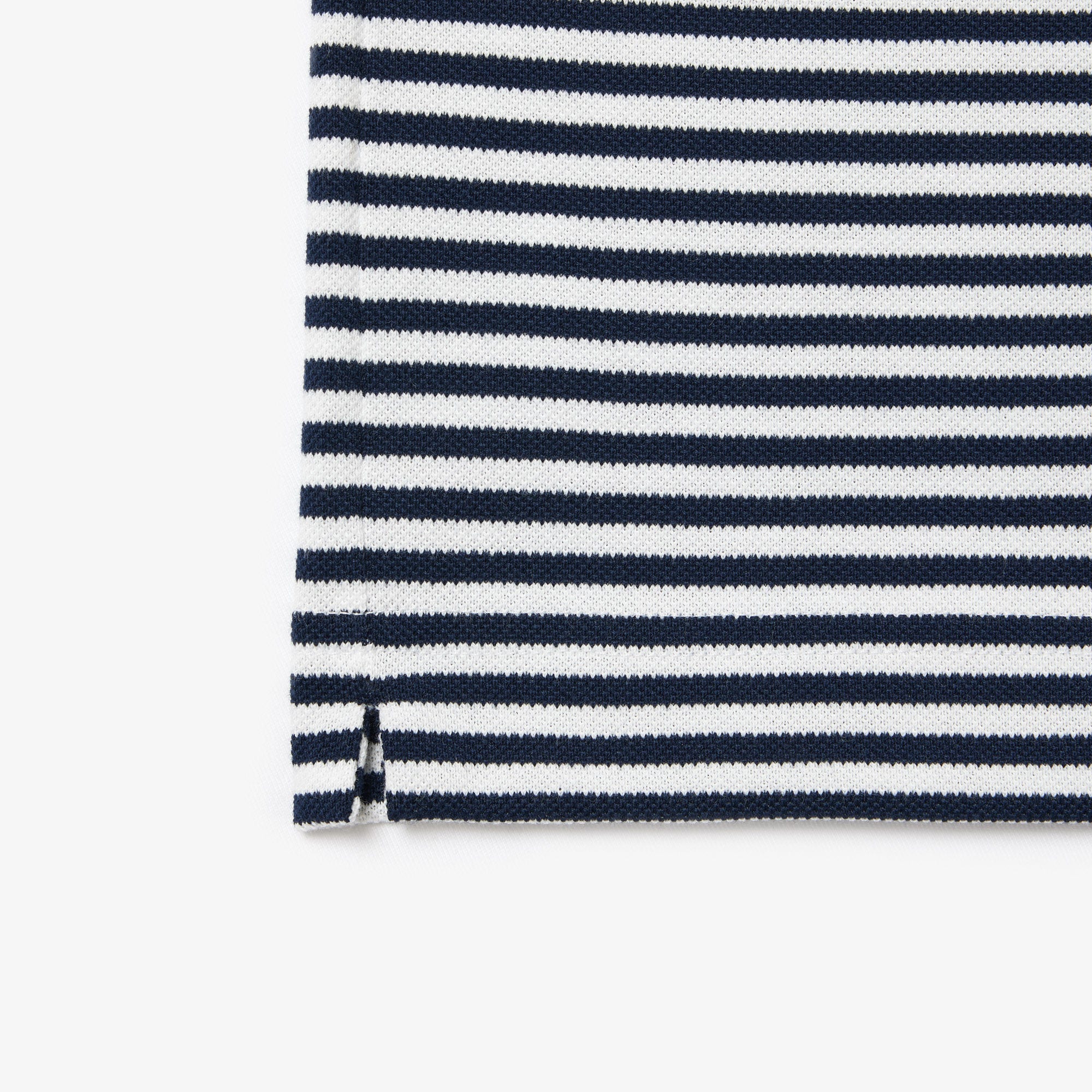 Classic Fit L.12.12 Striped Petit Pique Polo Shirt