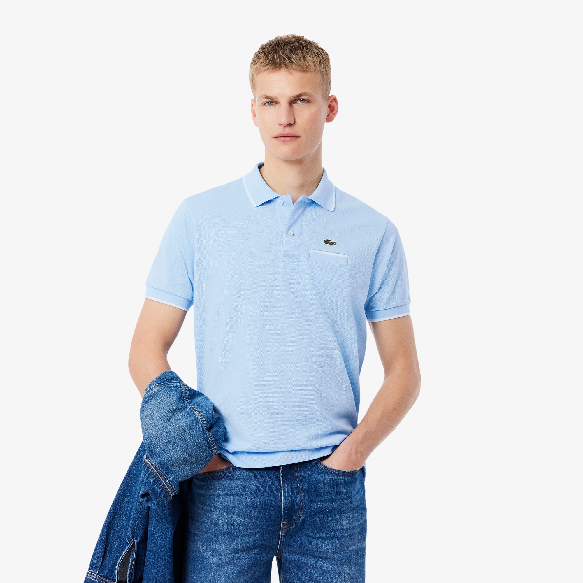 Classic Fit Pocket Accent L.12.12 Polo Shirt