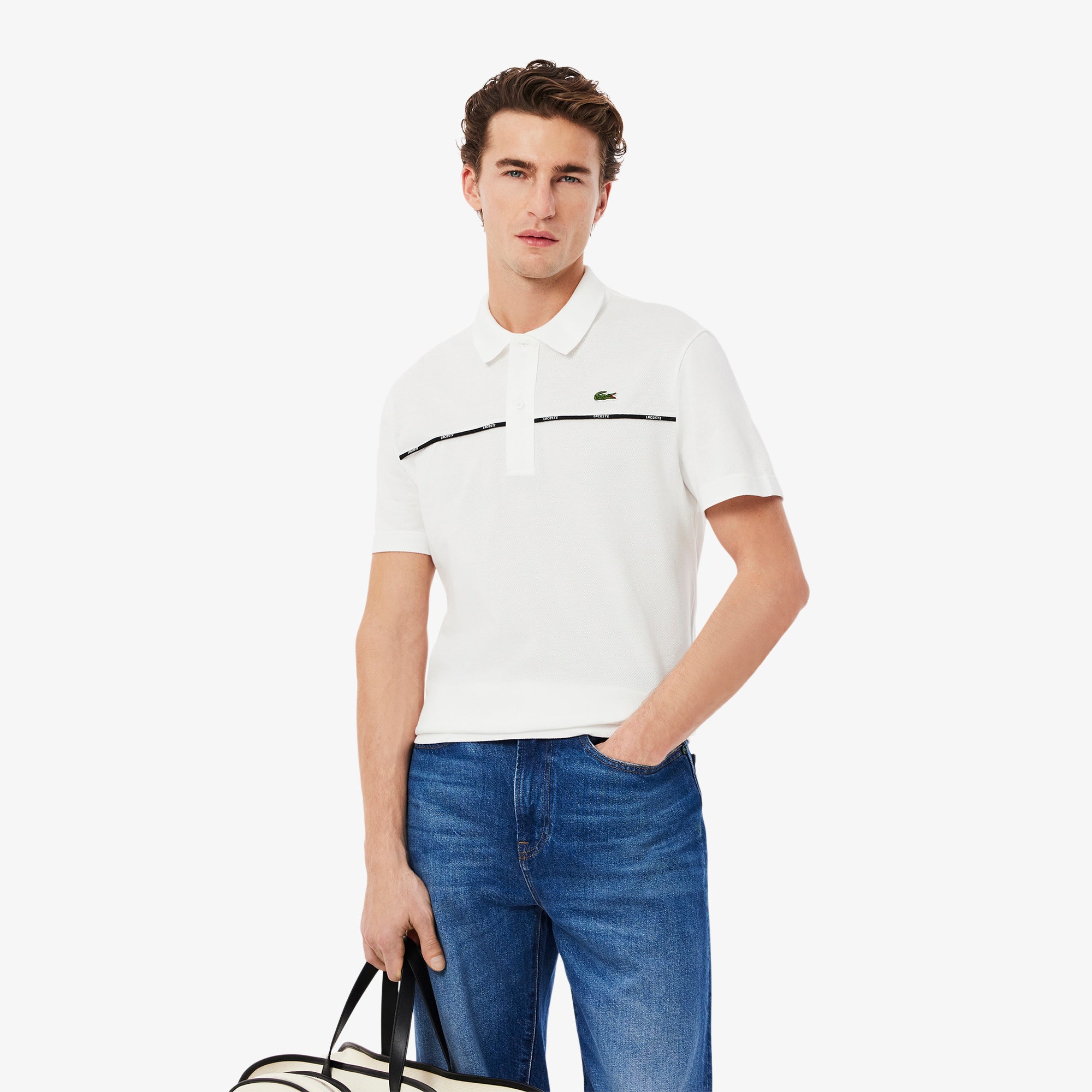 Regular Fit Logo Trim L.12.12 Polo Shirt