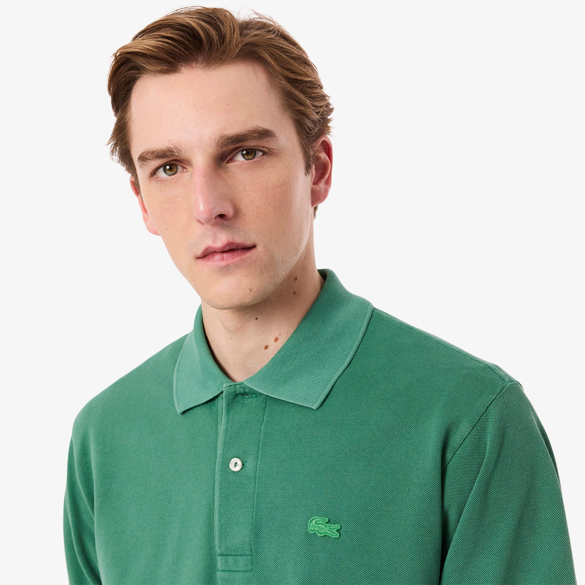 Classic Fit L.12.12 Washed Effect Polo Shirt