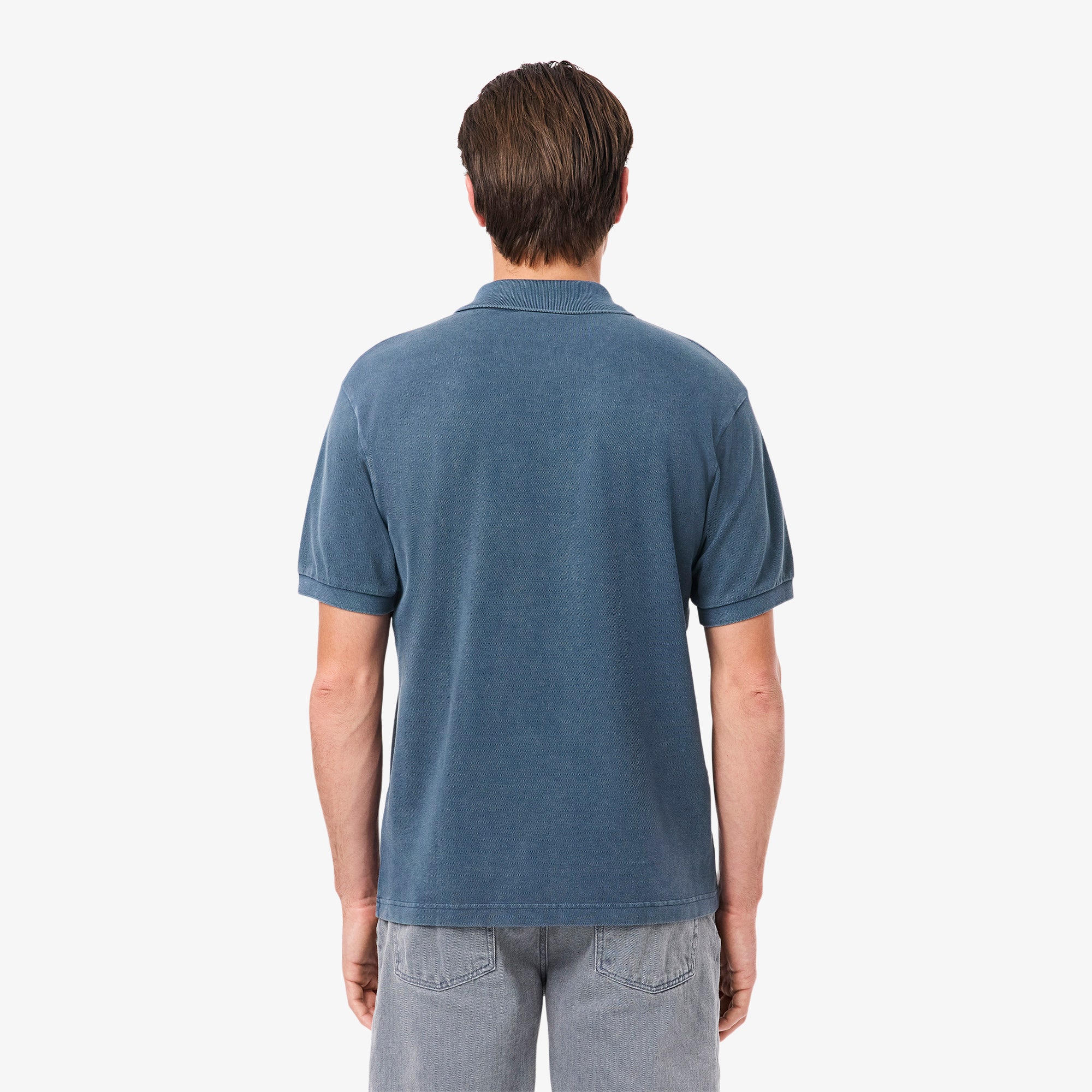 Classic Fit L.12.12 Washed Effect Polo Shirt