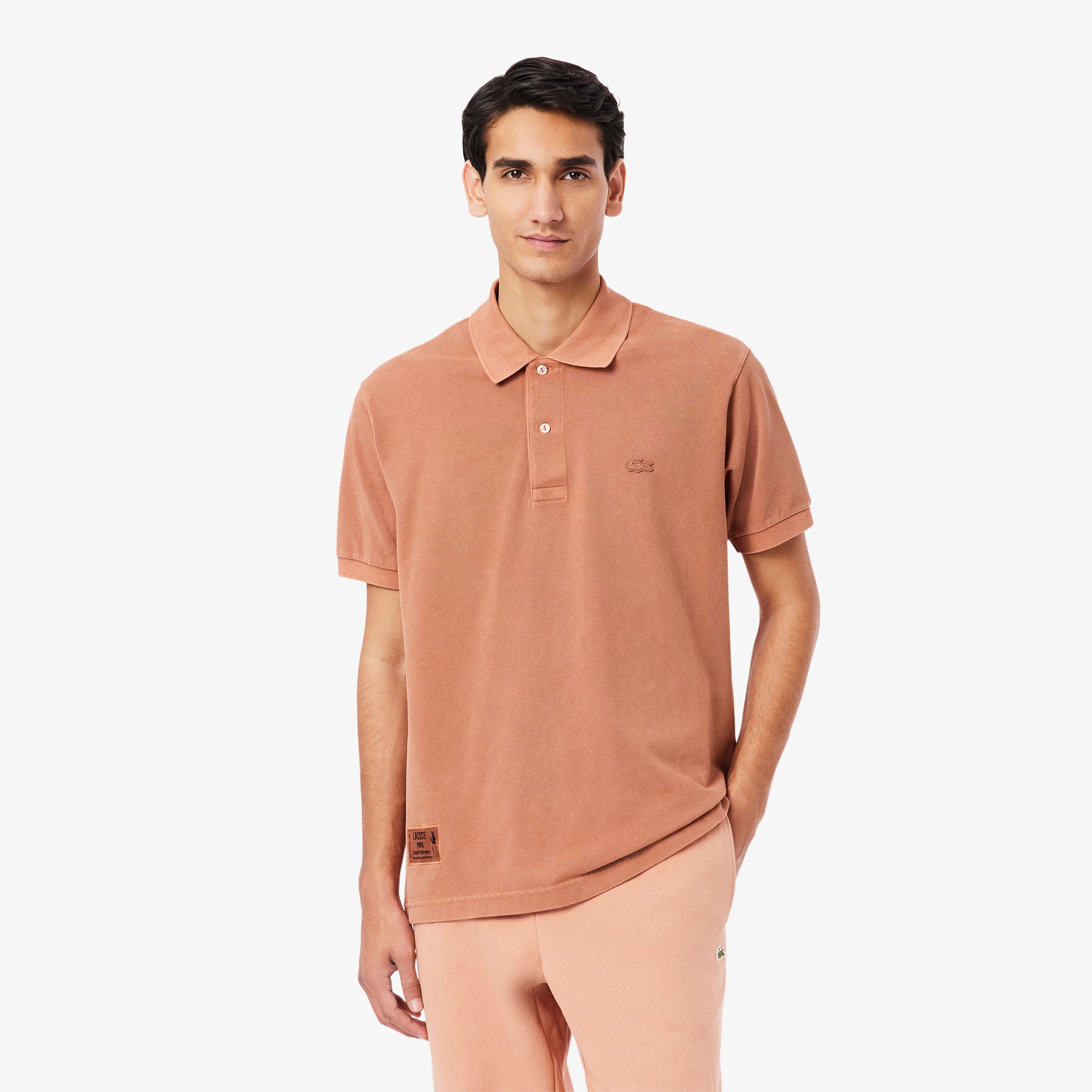 Classic Fit L.12.12 Washed Effect Polo Shirt