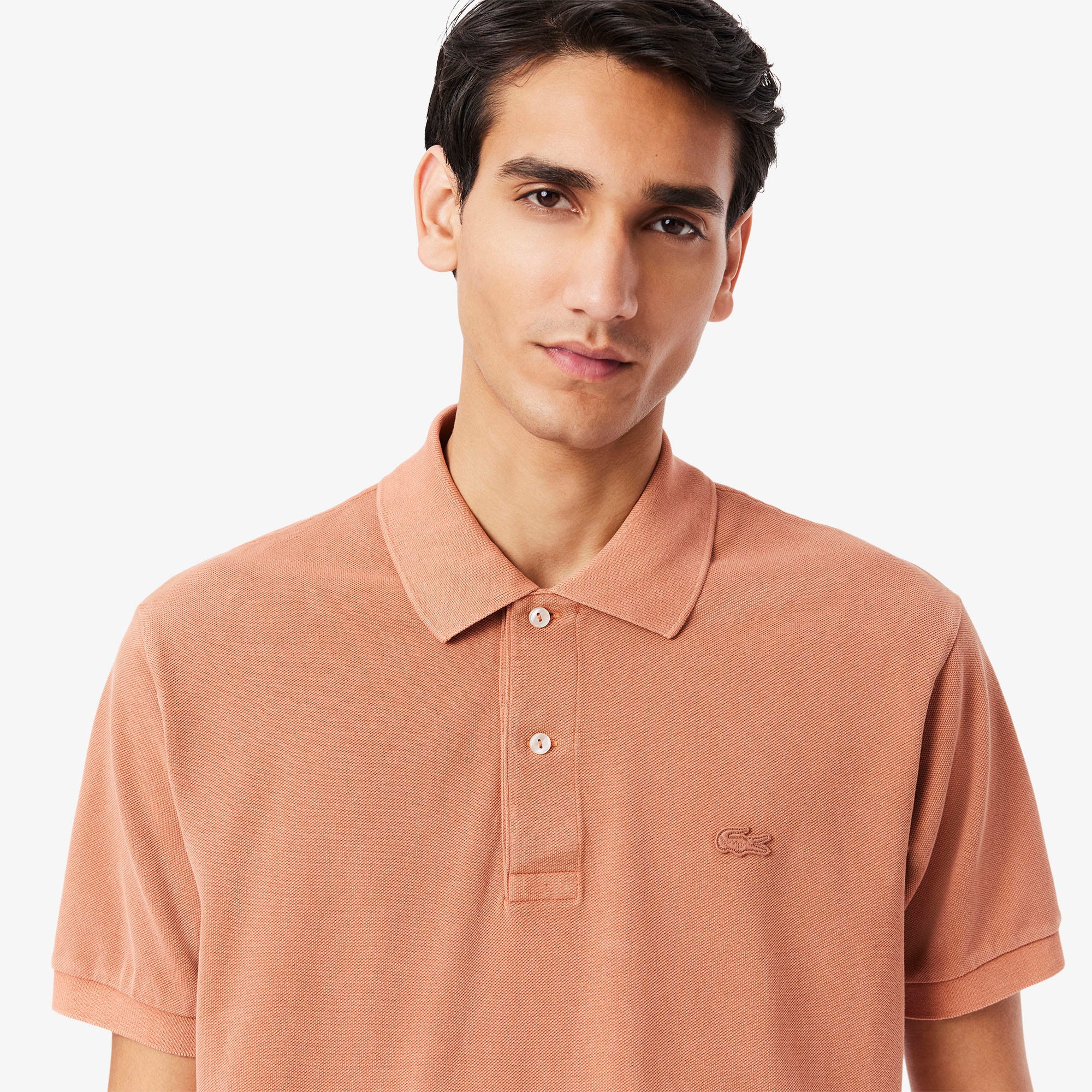 Classic Fit L.12.12 Washed Effect Polo Shirt