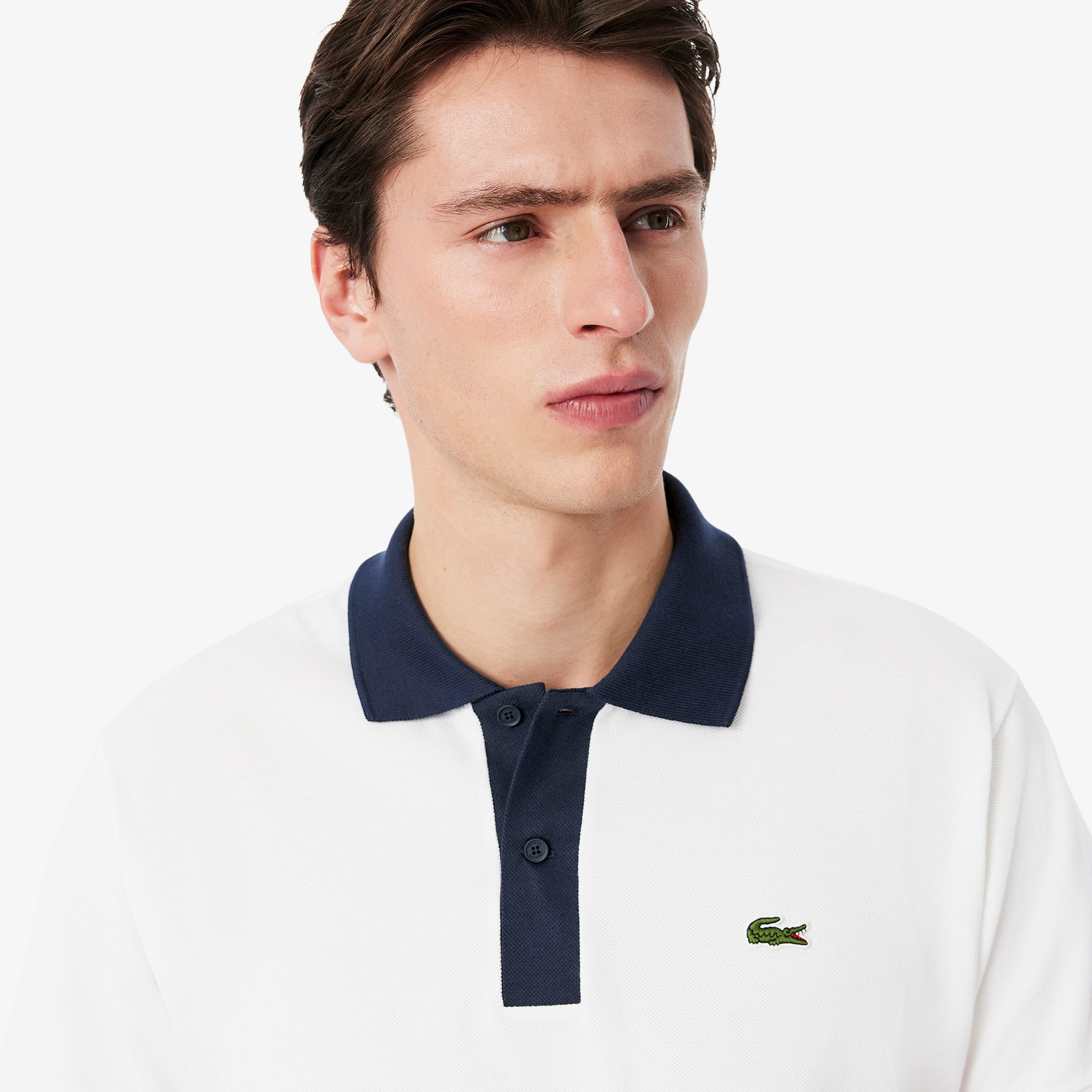 Classic Fit Contrast Collar L.12.12 Polo Shirt